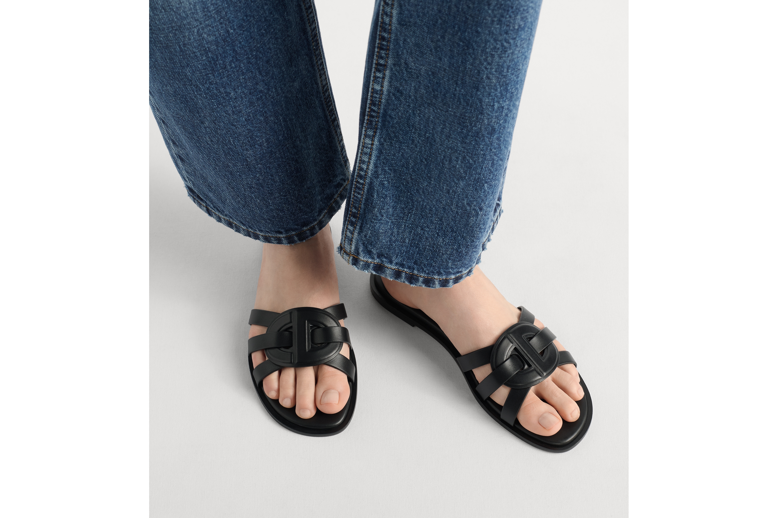 Look D-Club Slide Black Calfskin E14