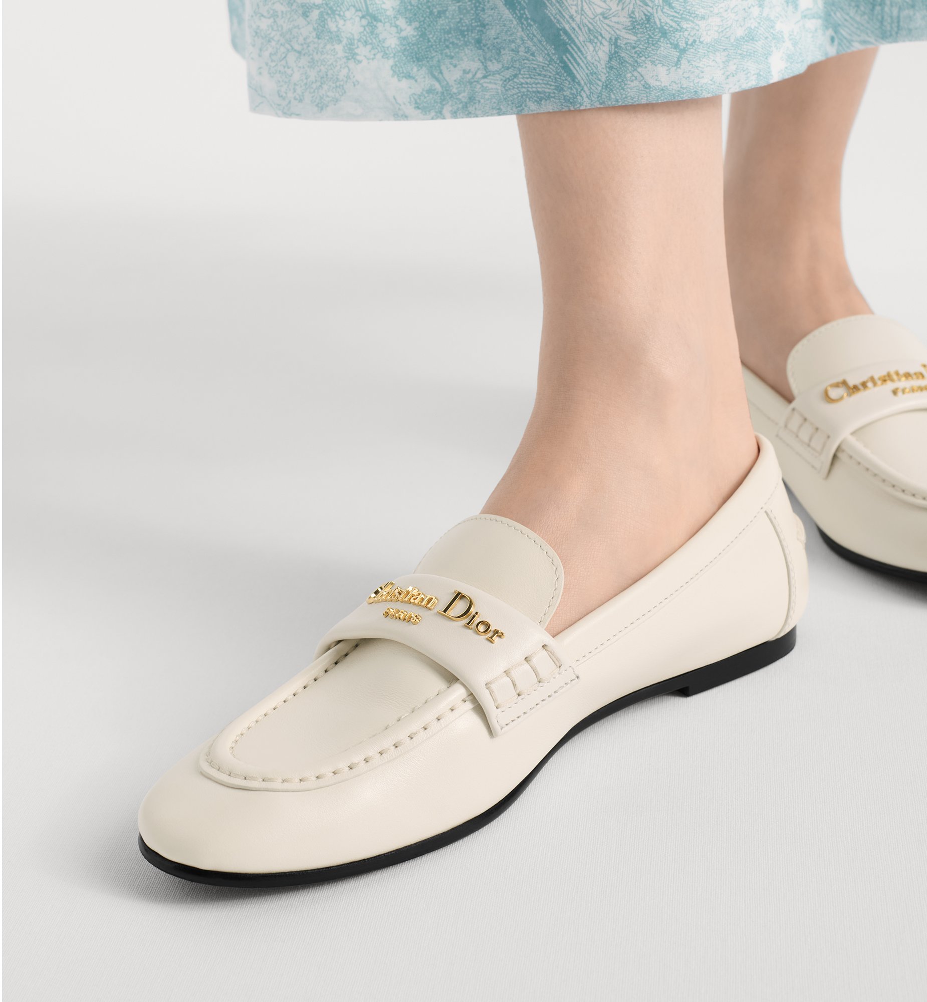 Dior Boy Loafer White Supple Calfskin | DIOR Dior Boy Loafer White Supple Calfskin | DIOR