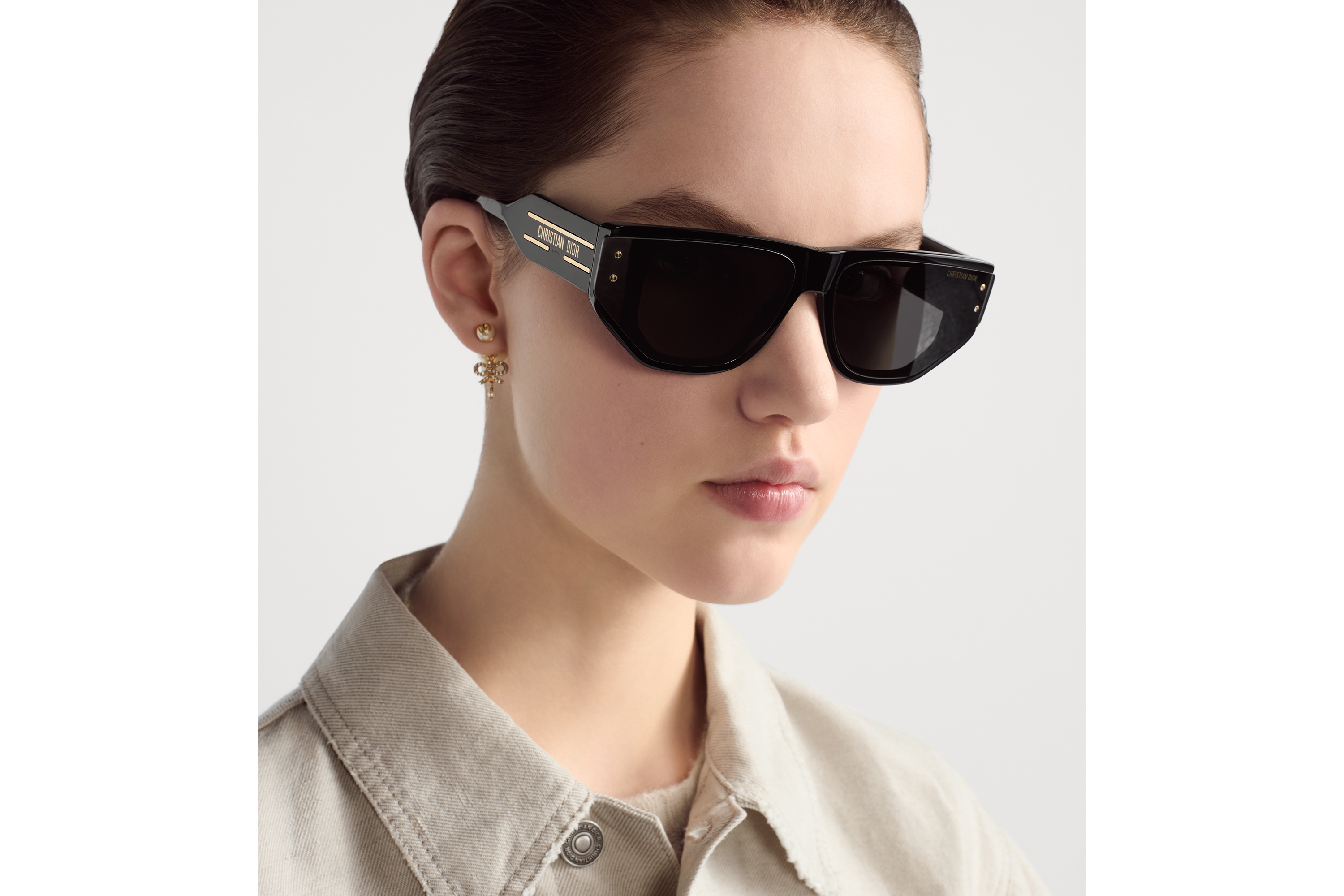 Occhiali Uv400 Policarbonato Occhiali Da Sole LOCS Hardcore - Montatura Nera Plastica, Lenti Scure UV400, Stile Gangster Montatura Nera Con Logo Grande - Foto 7