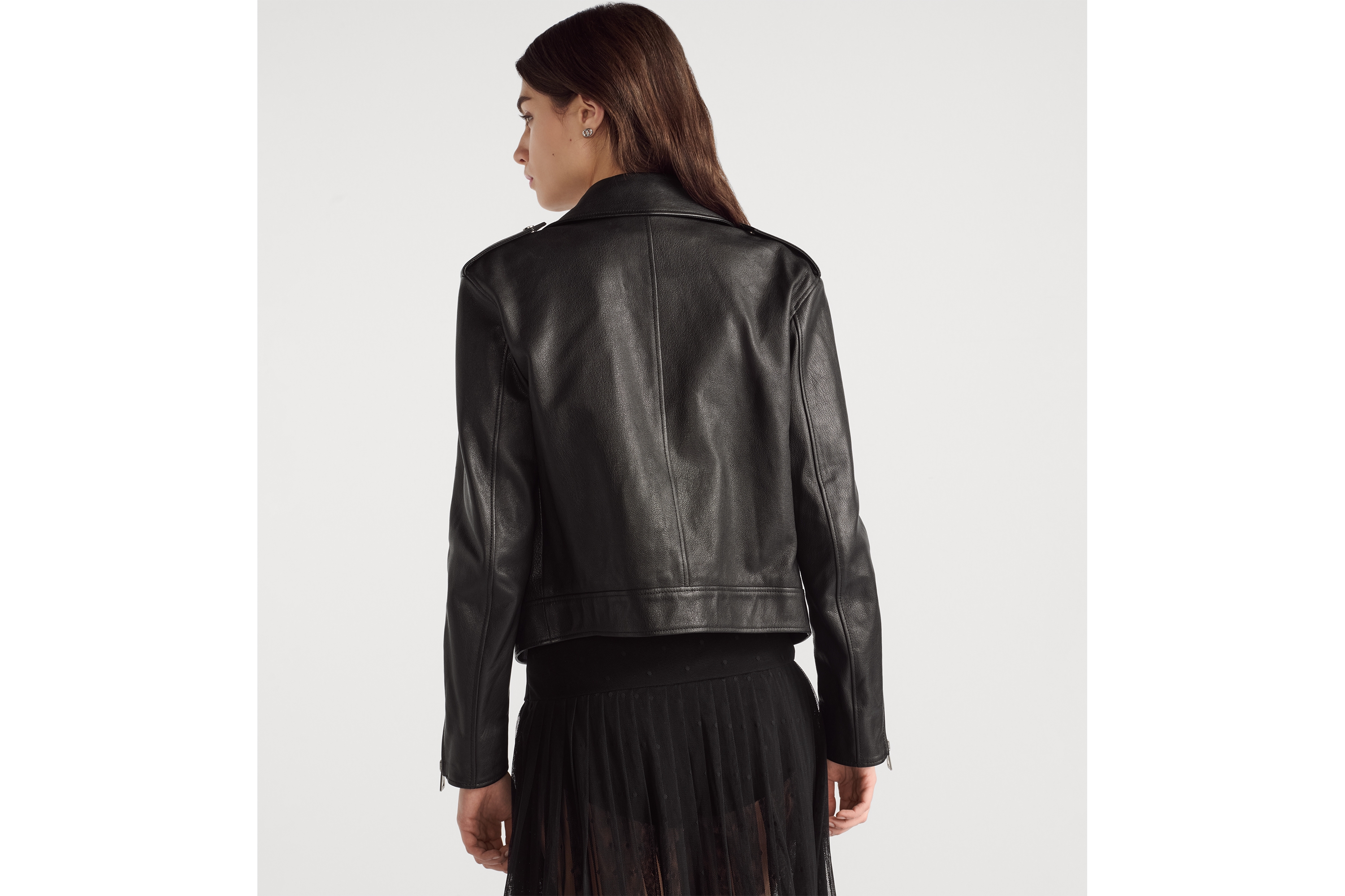 Look Biker Jacket Black Goatskin E06