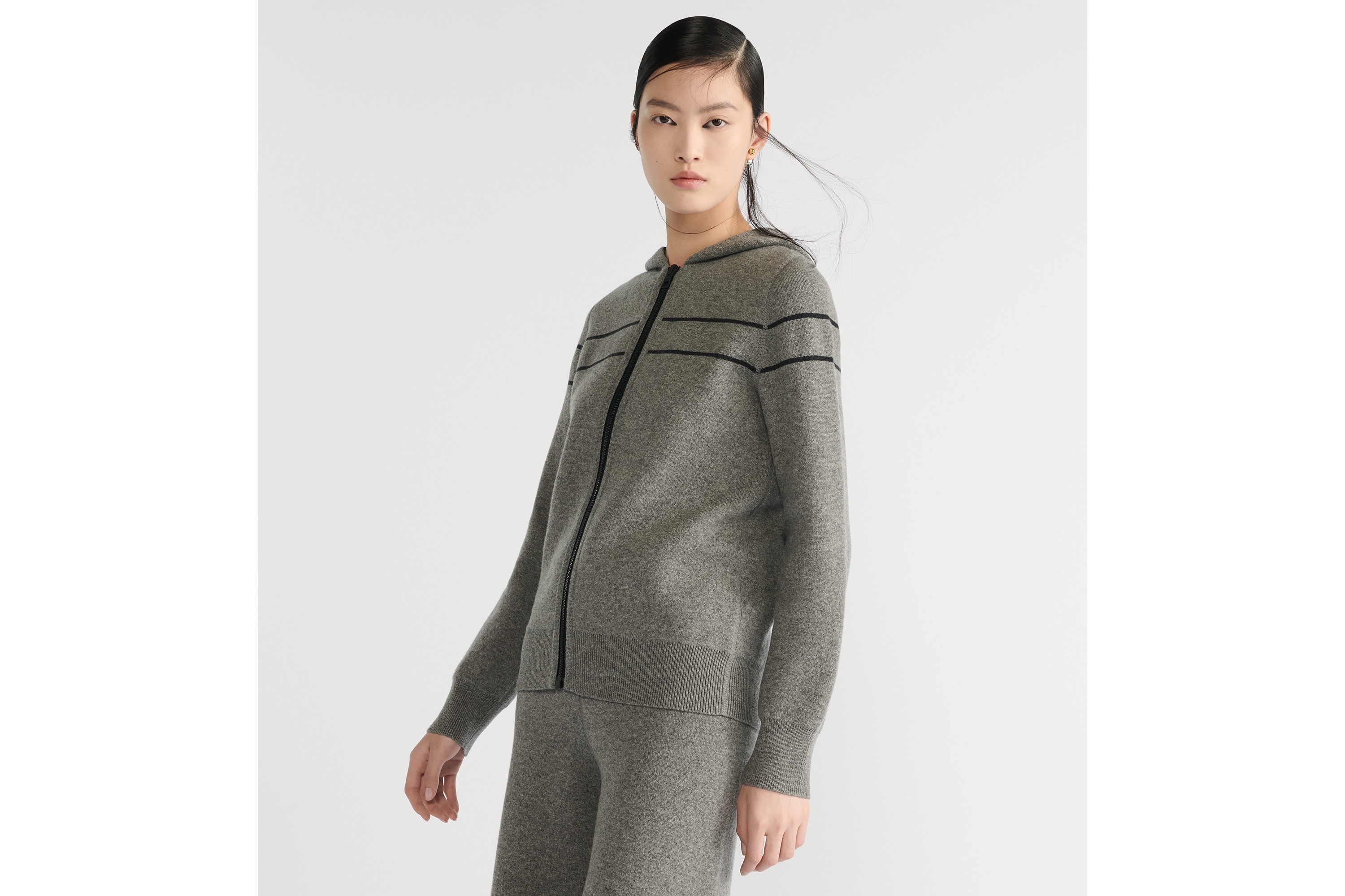 Reversible Hooded Cardigan