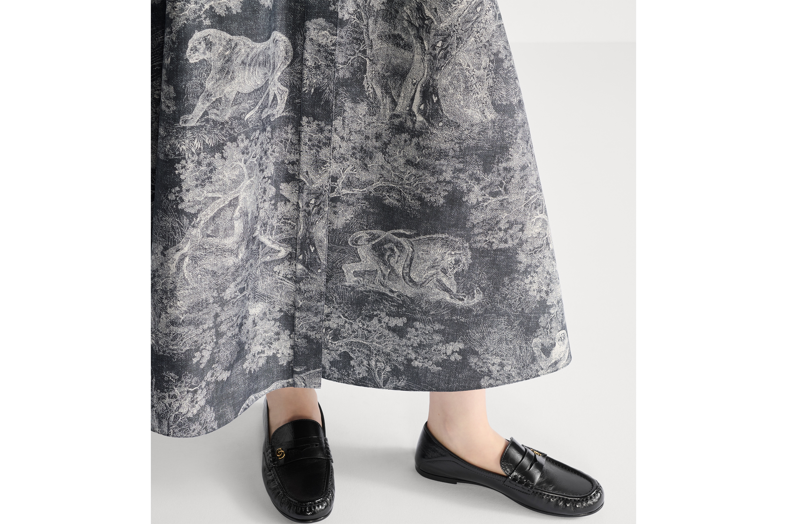 Dioriviera Mid-Length Flared Skirt