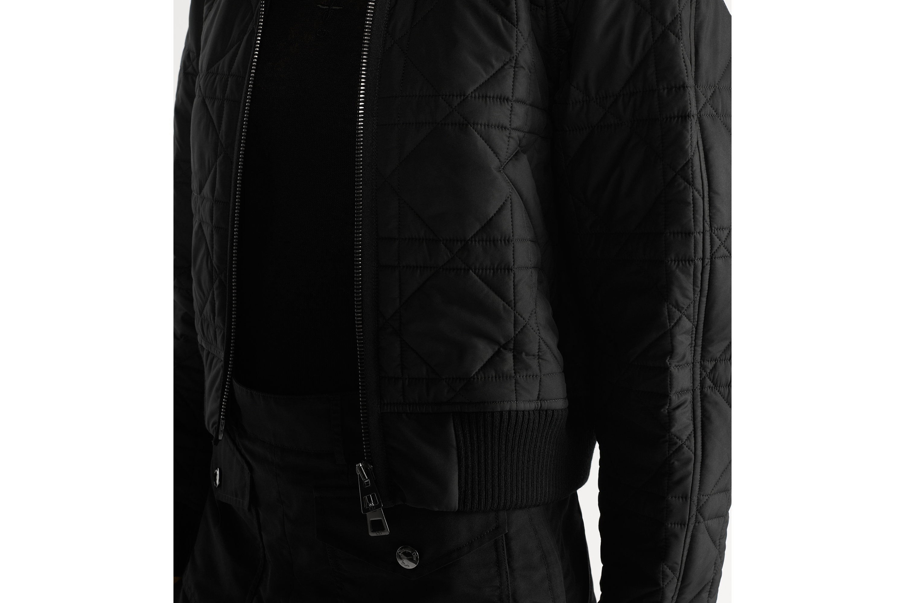 look_image_alt_prefix オーバーサイズカラー付き ジャケット マクロカナージュ キルティング テクニカル タフタ E13