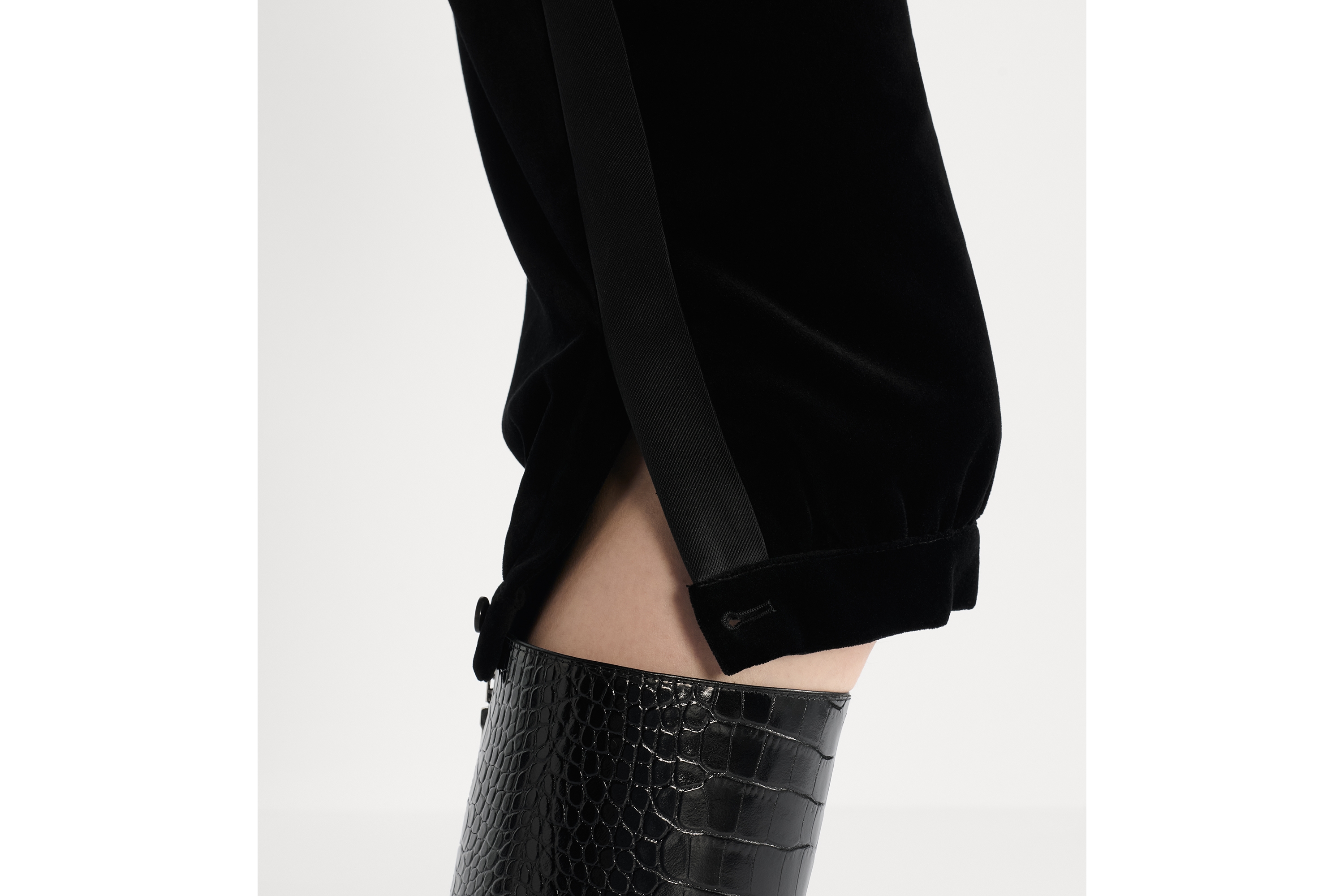 バミューダショートパンツ コットンベルベット E17