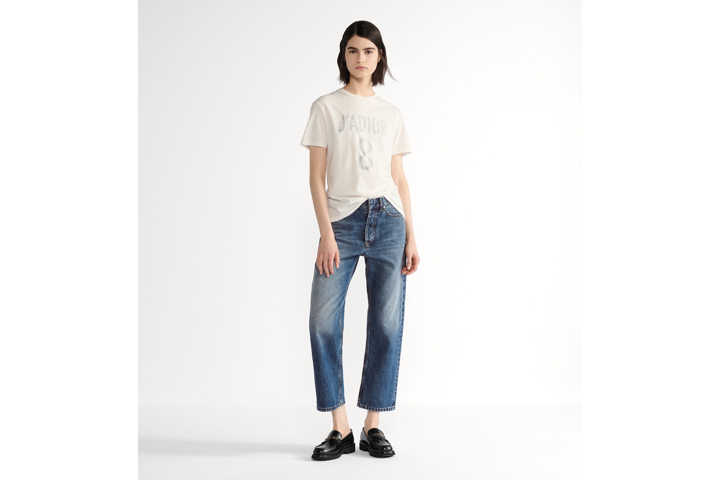 DIOR | J'Adior 8 Tシャツ コットン & リネン ジャージー