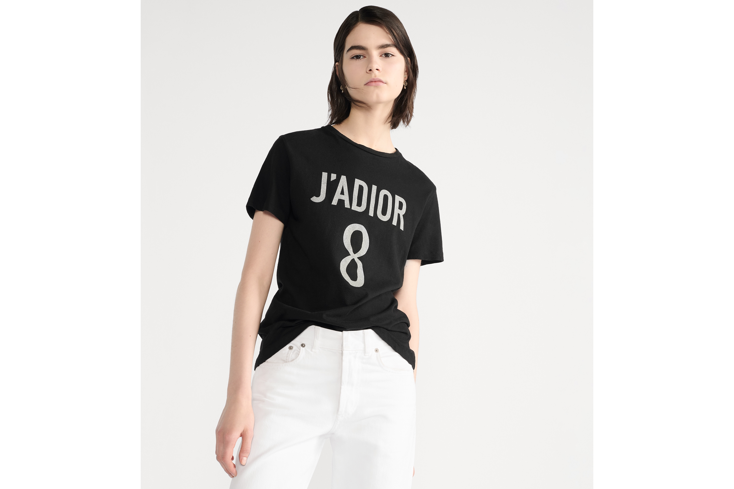 DIOR | J'Adior 8 Tシャツ コットン & リネン ジャージー