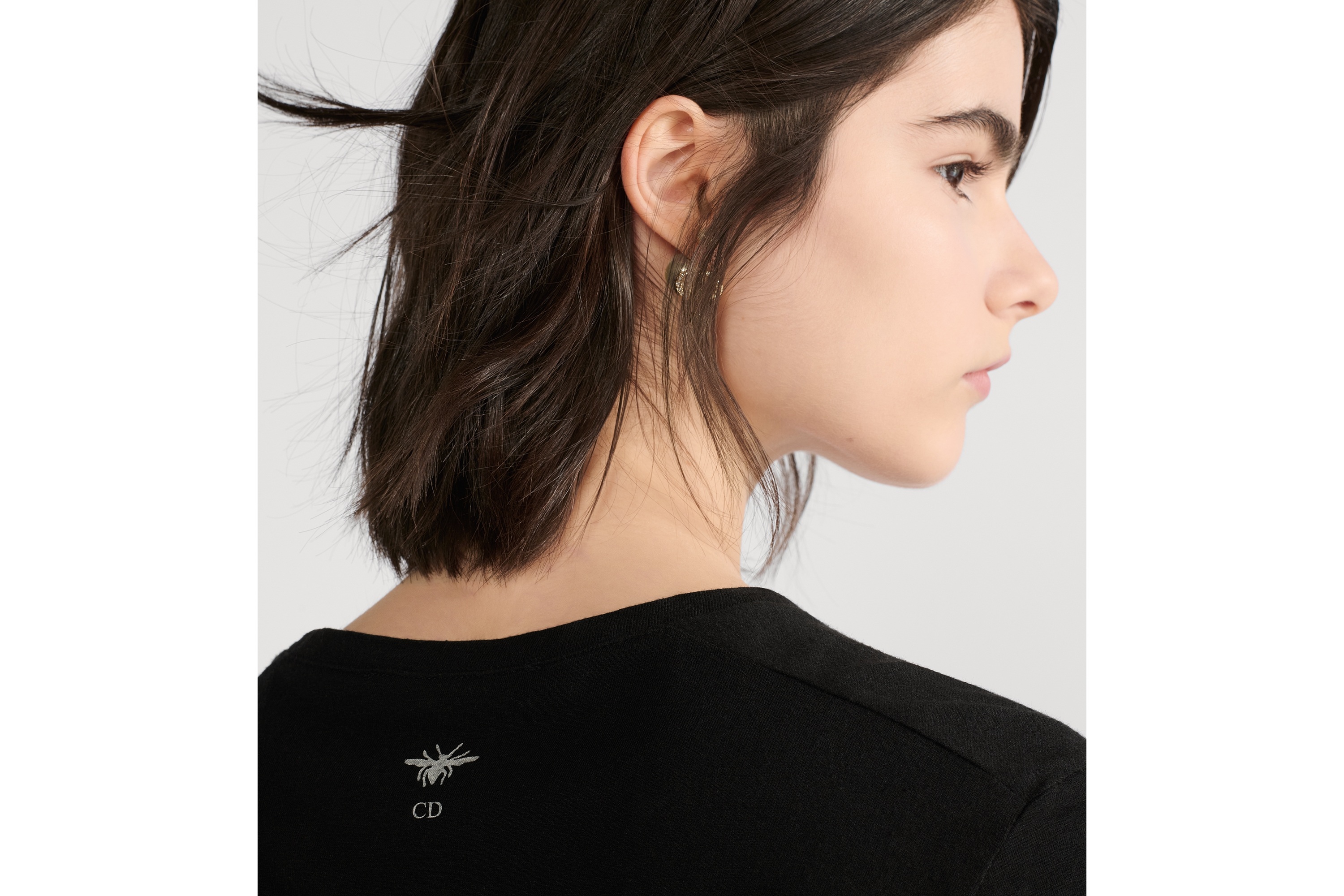 look_image_alt_prefix J'Adior 8 T-Shirt Zwarte katoen en linnen jersey E09