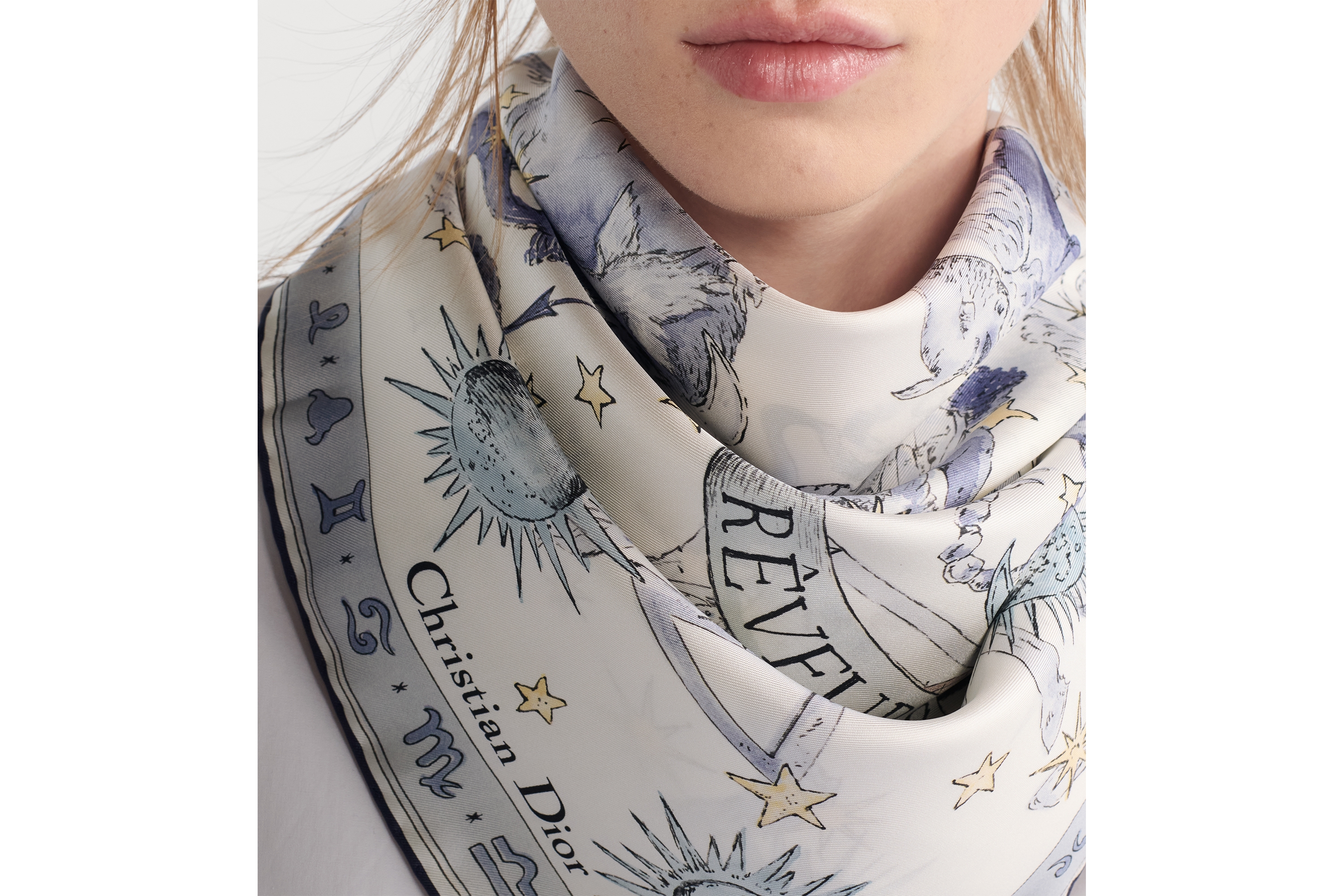 Dior Night of Dreams 90 Square Scarf