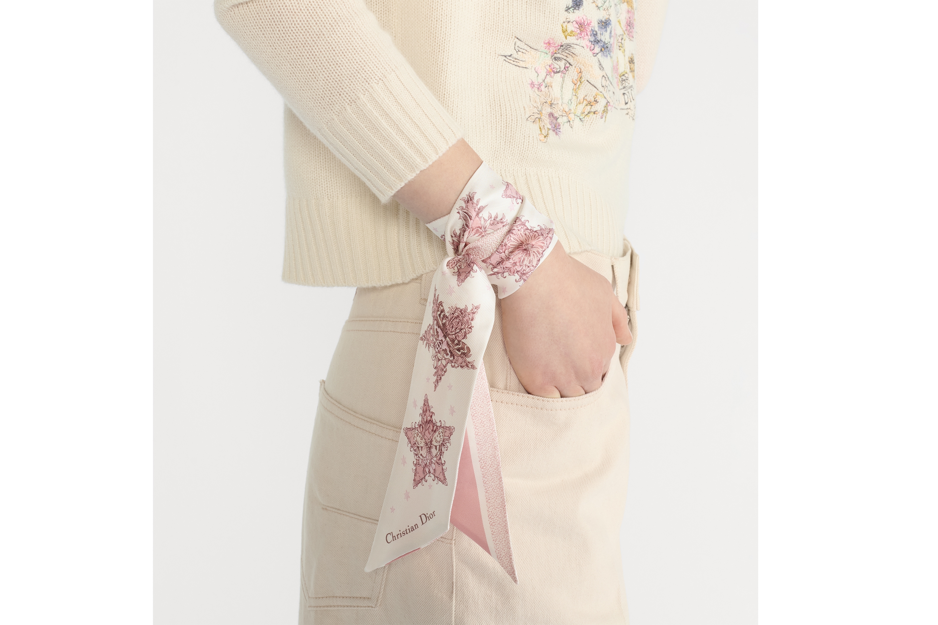 スターチャーム付き☆ Christian Dior ミッツァ スカーフ スターチャーム付き☆ Christian Dior ミッツァ スカーフ DIOR