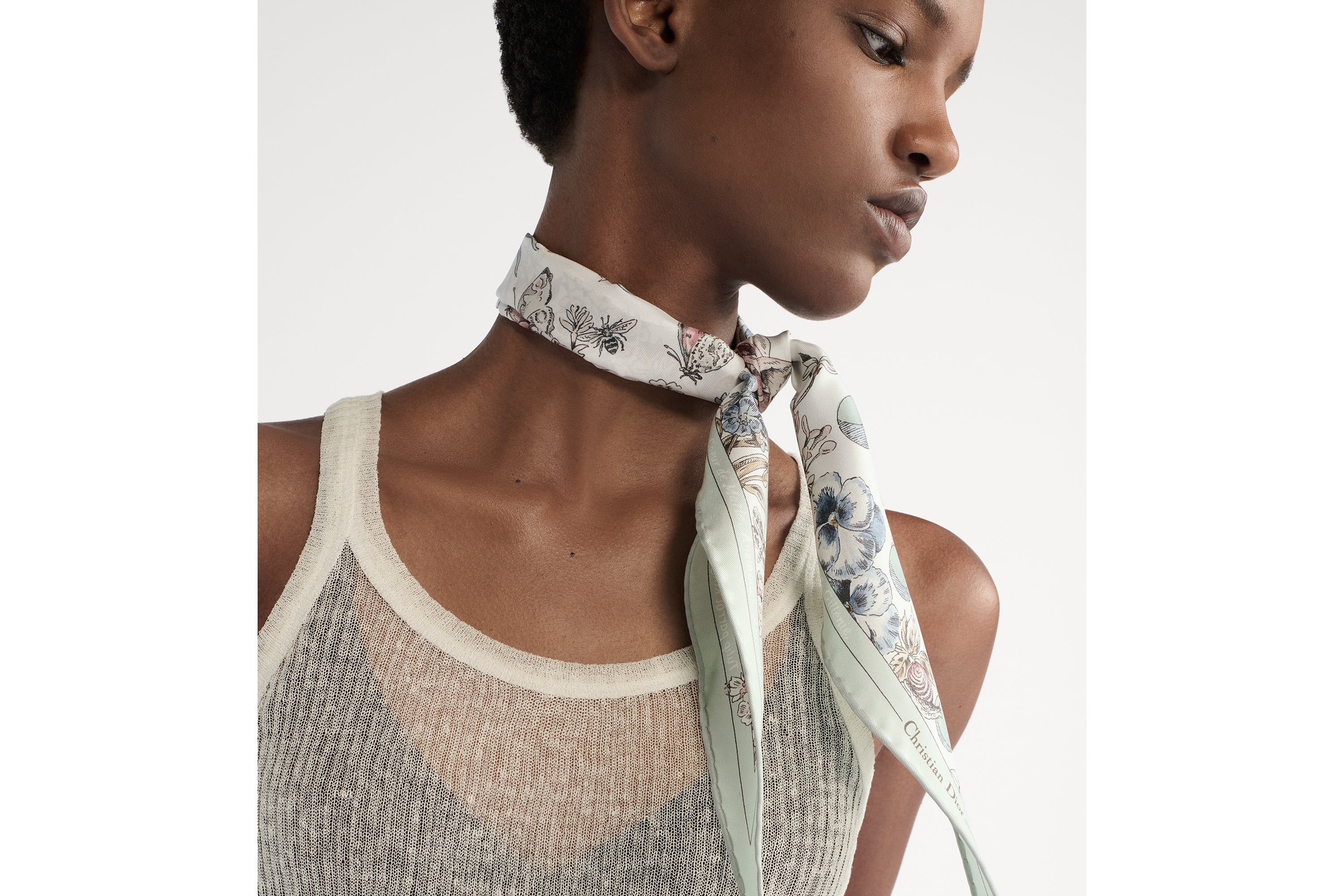 look_image_alt_prefix Dior Astral Flowers Dior Diamond スカーフ シルクツイル E12