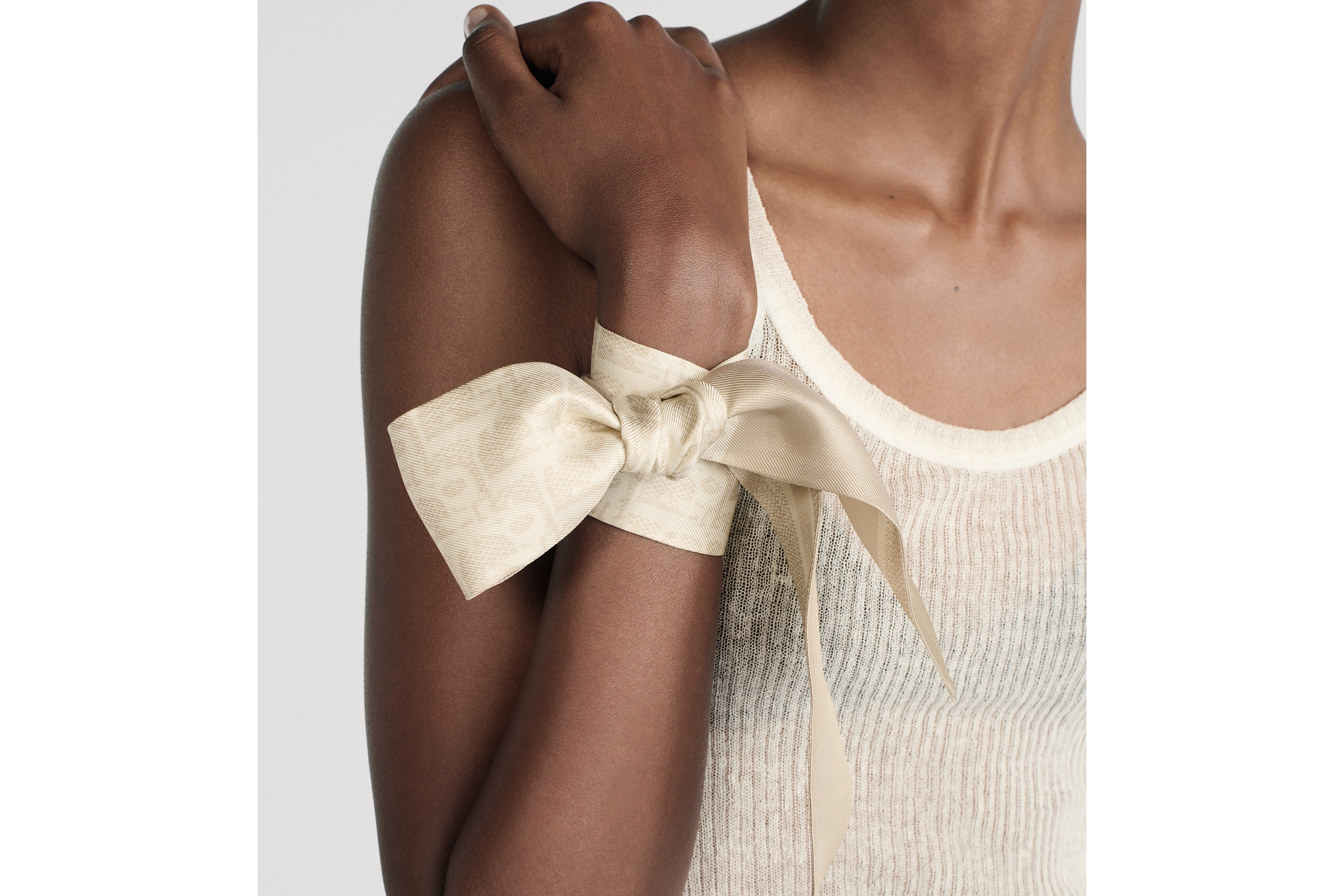 Dior Oblique Natte Mitzah Scarf