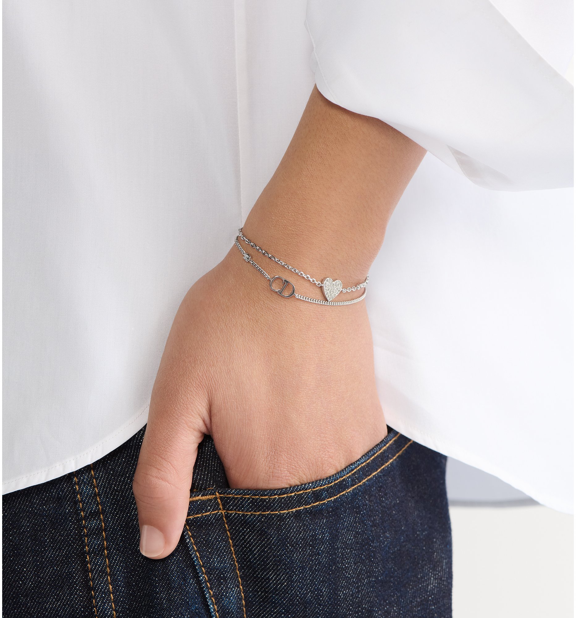 DIOR CLAIR D LUNE ブレスレット　シルバー Christian Dior - 新品 定価以下 ディオール Clair D Lune