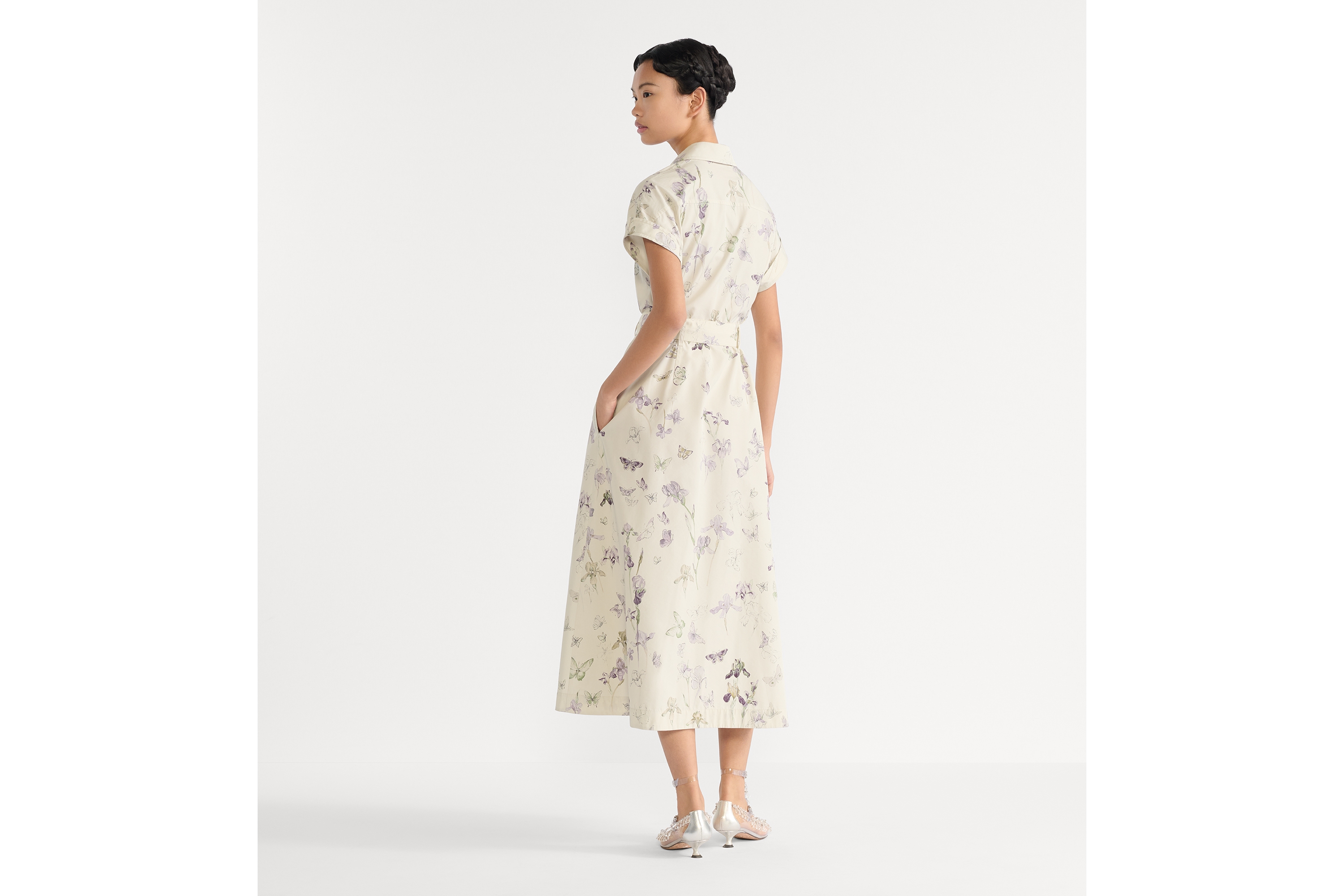 Mid-Length Belted Shirtdress