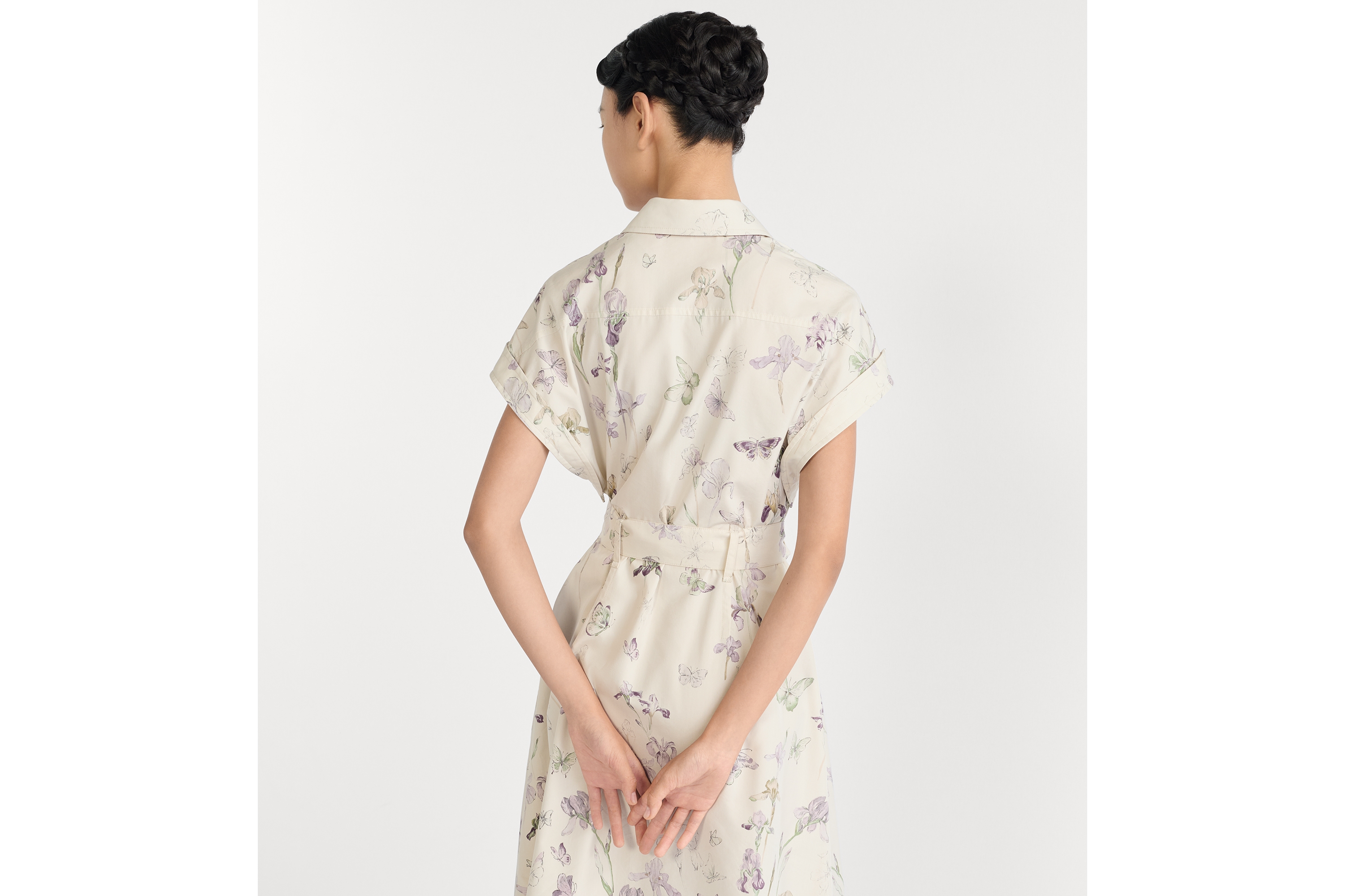 Mid-Length Belted Shirtdress