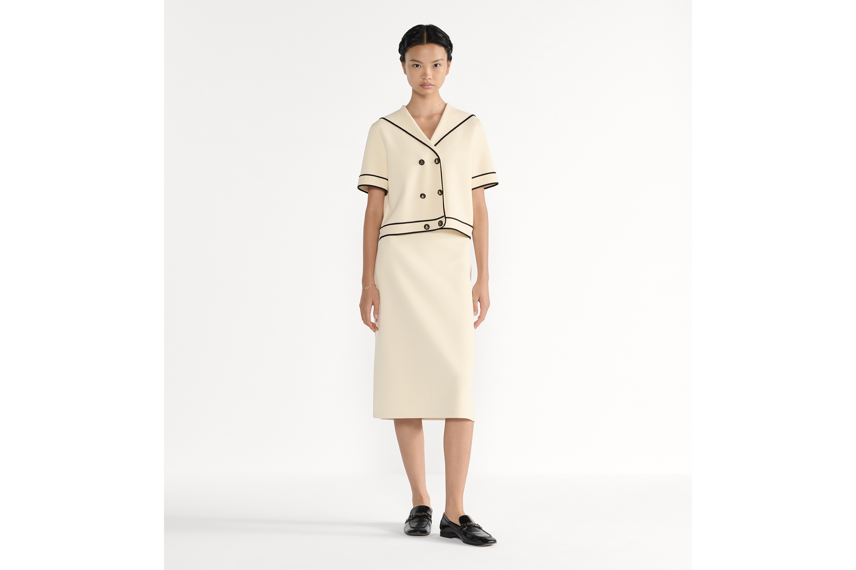 Mid-Length Flared Skirt