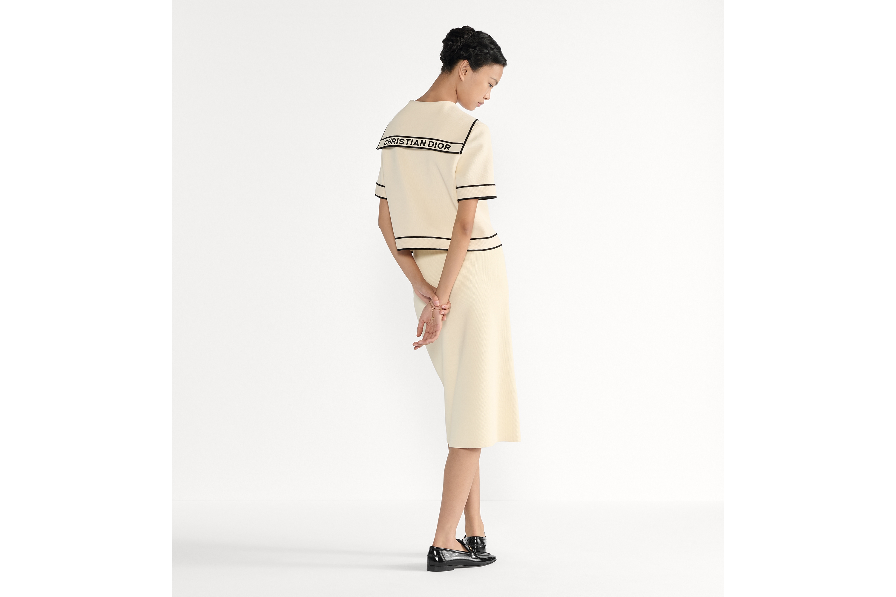 Mid-Length Flared Skirt