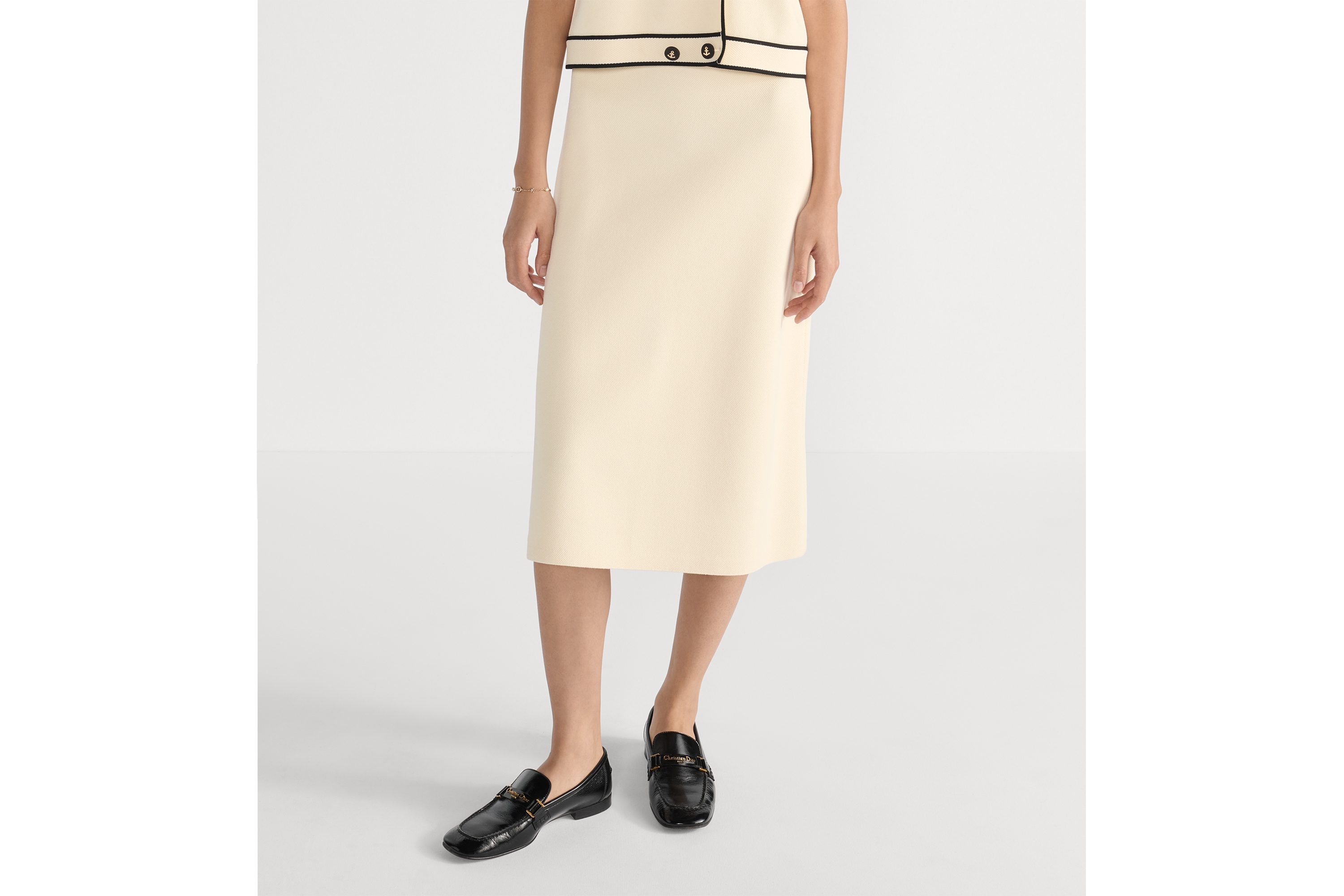 Mid-Length Flared Skirt