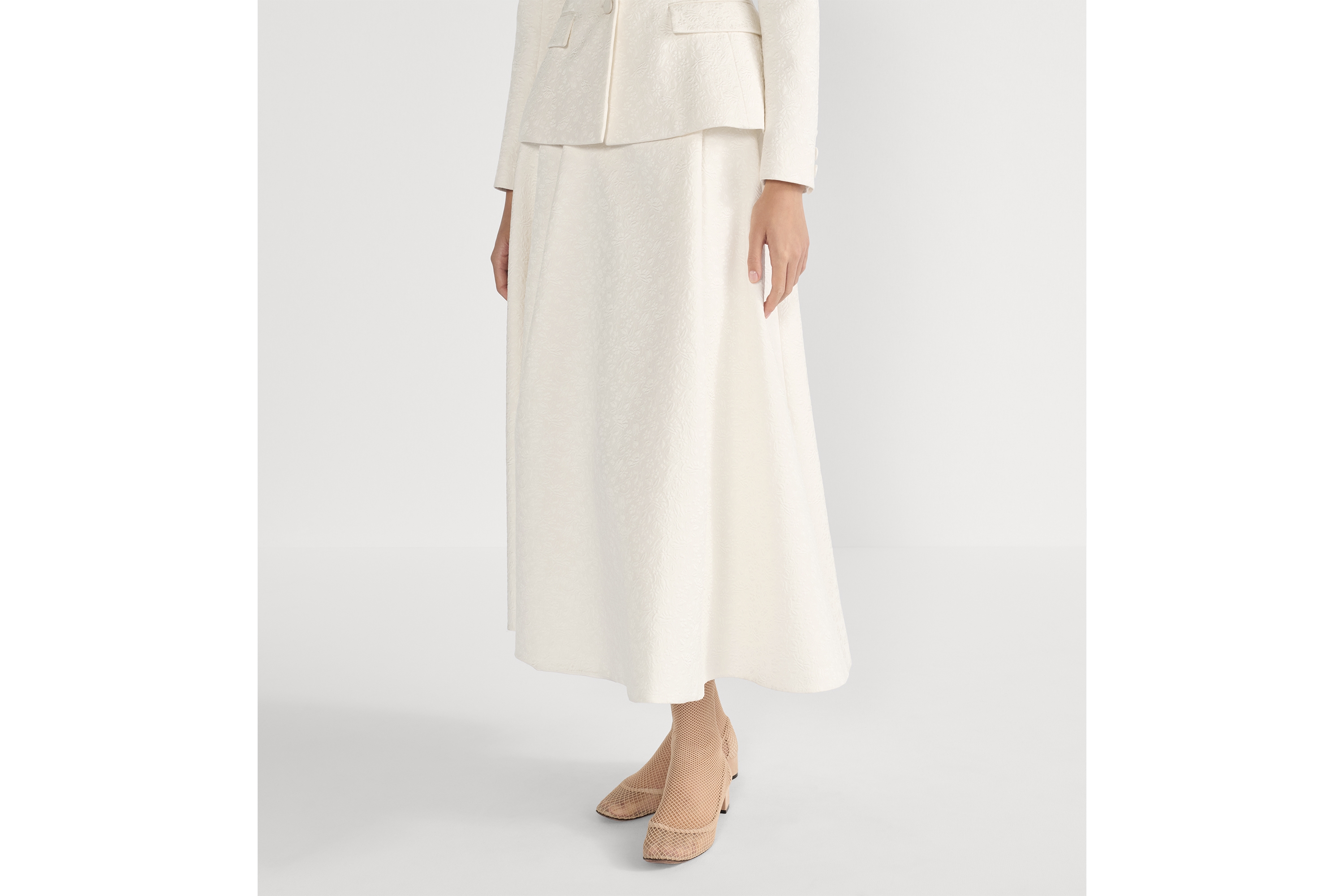 Mid-Length Flared Skirt