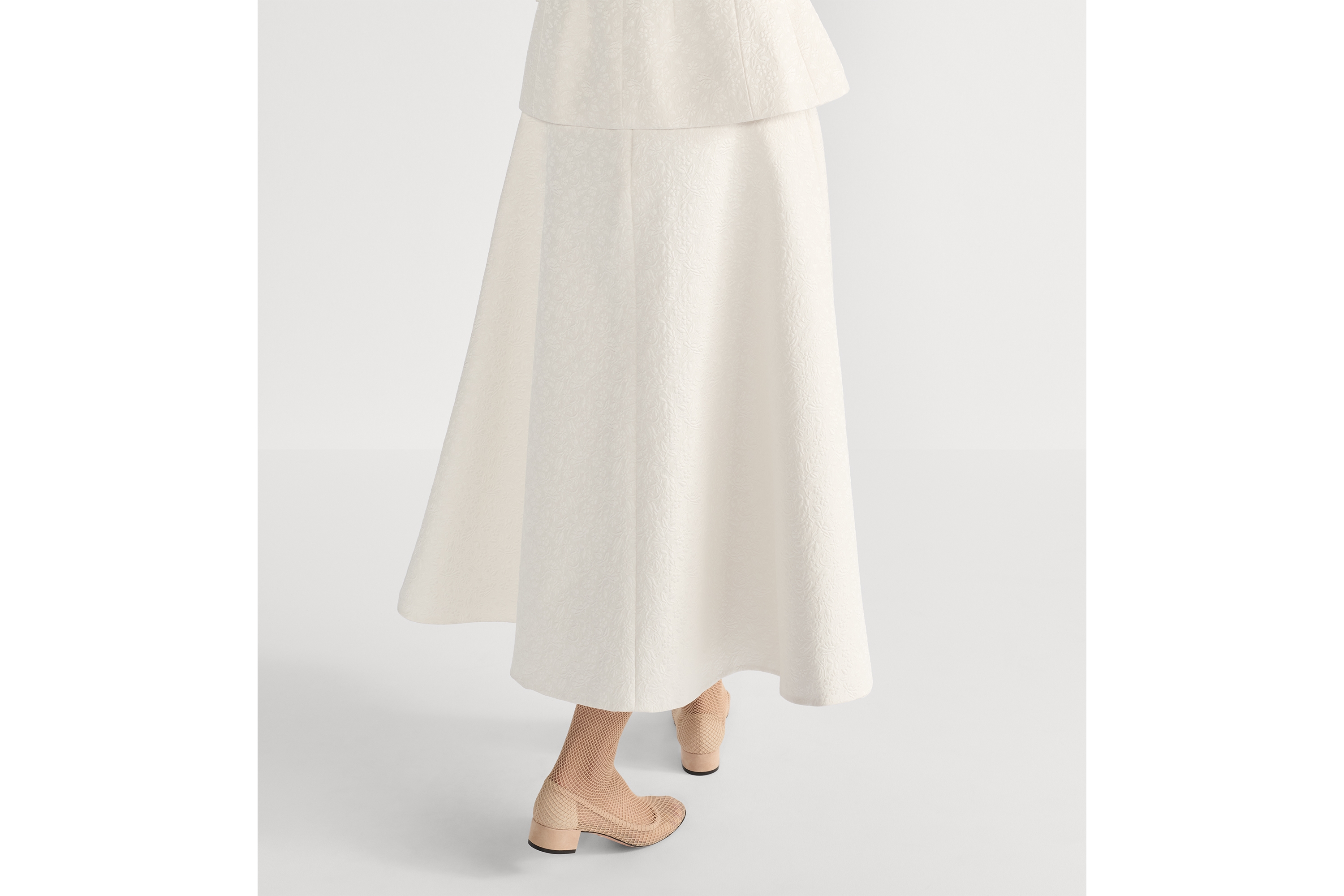 Mid-Length Flared Skirt
