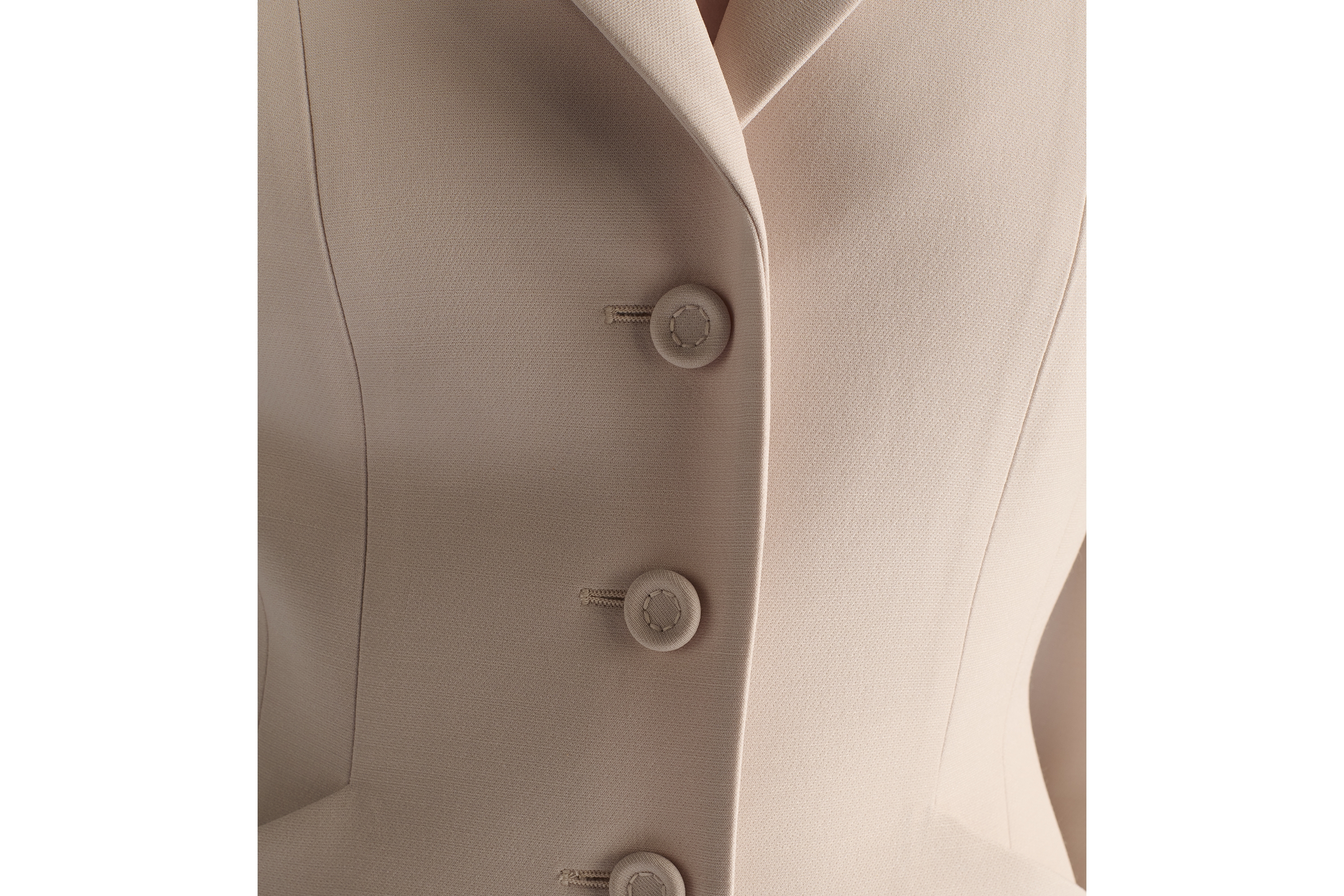 Look 30 Montaigne Bar Jacket Gray Wool and Silk E12