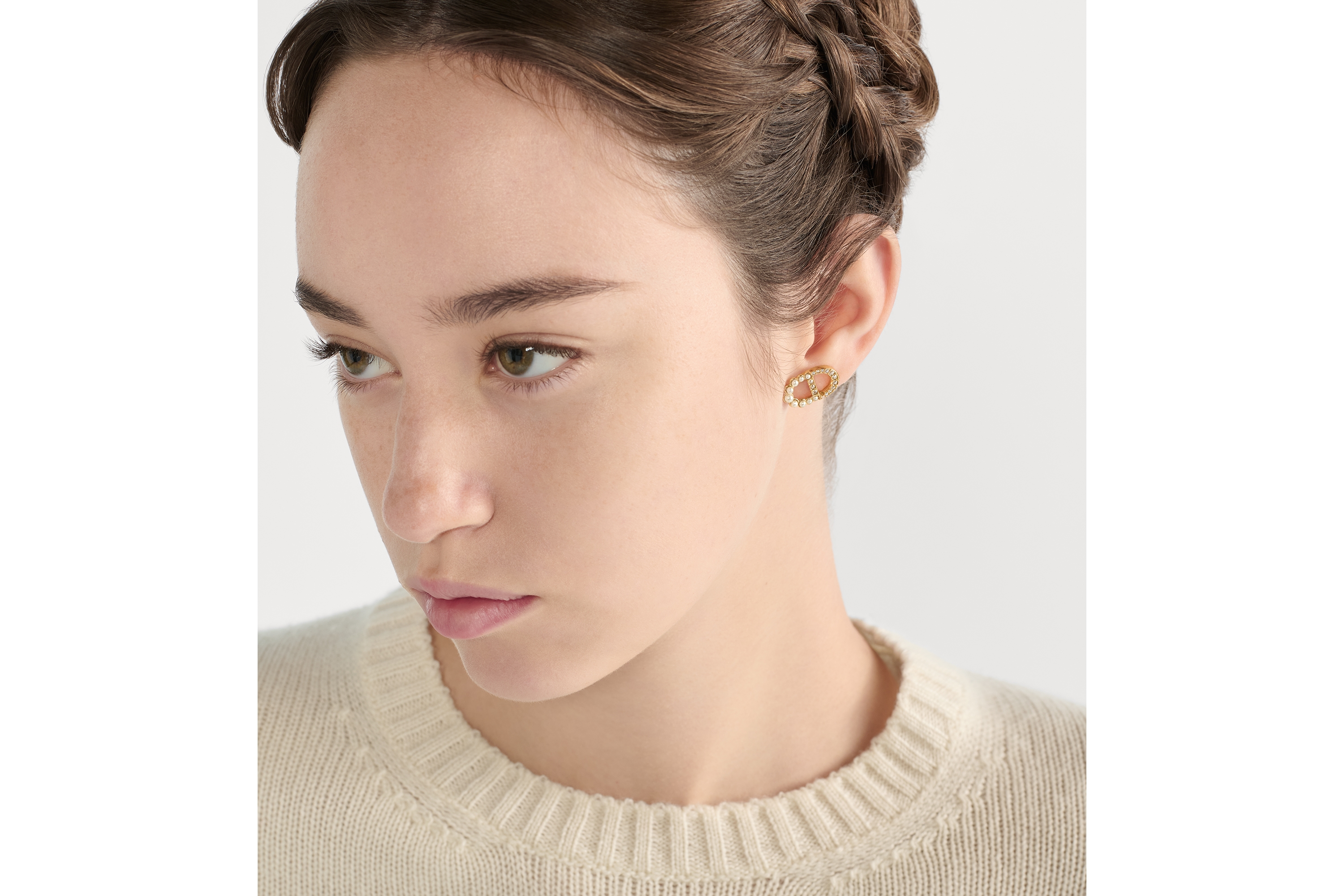 Petit CD Duo Stud Earrings