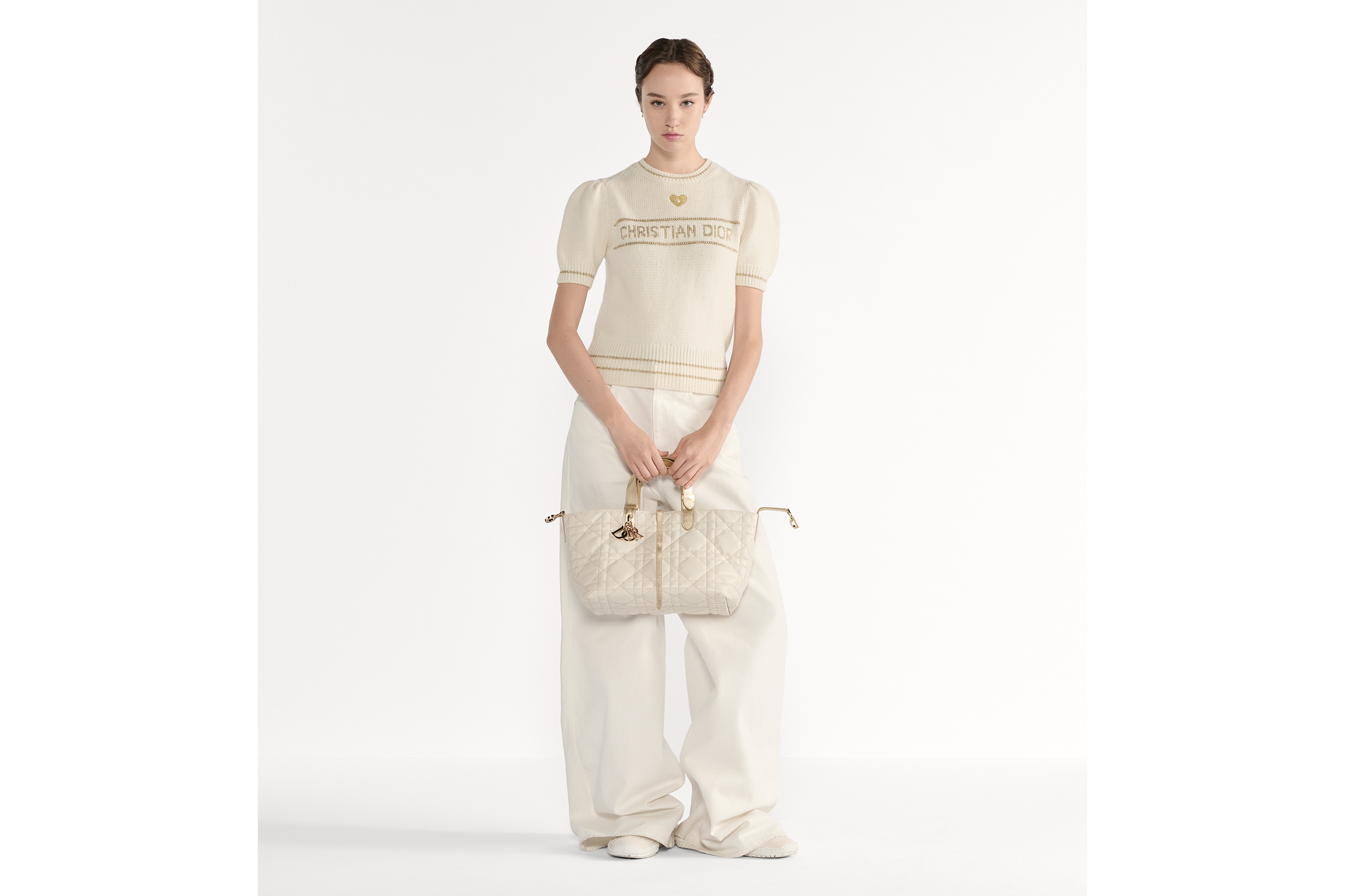 Christian Dior ショートスリーブ セーター 36 ニット 半袖 DIOR