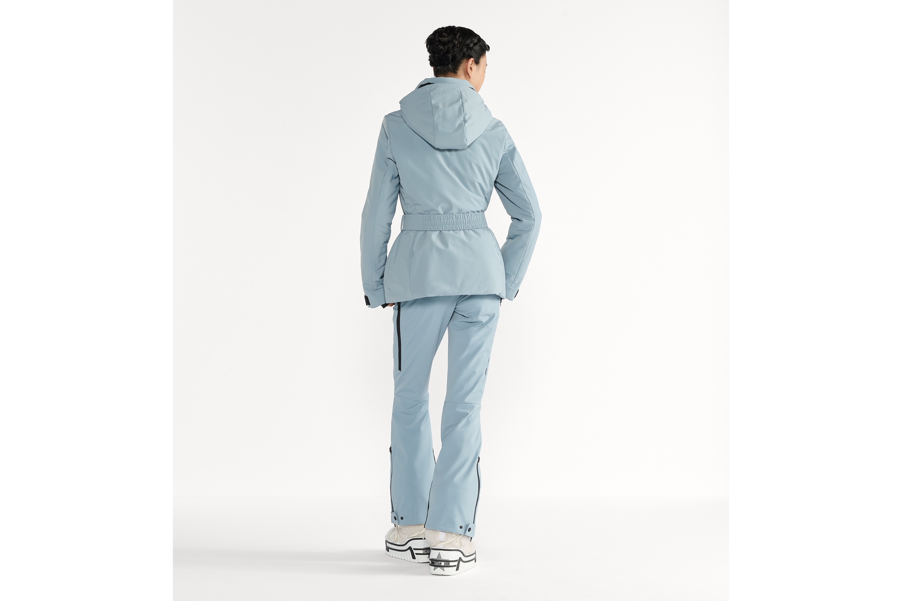 Pantalon de ski évasé DiorAlps Taffetas technique bleu clair E03