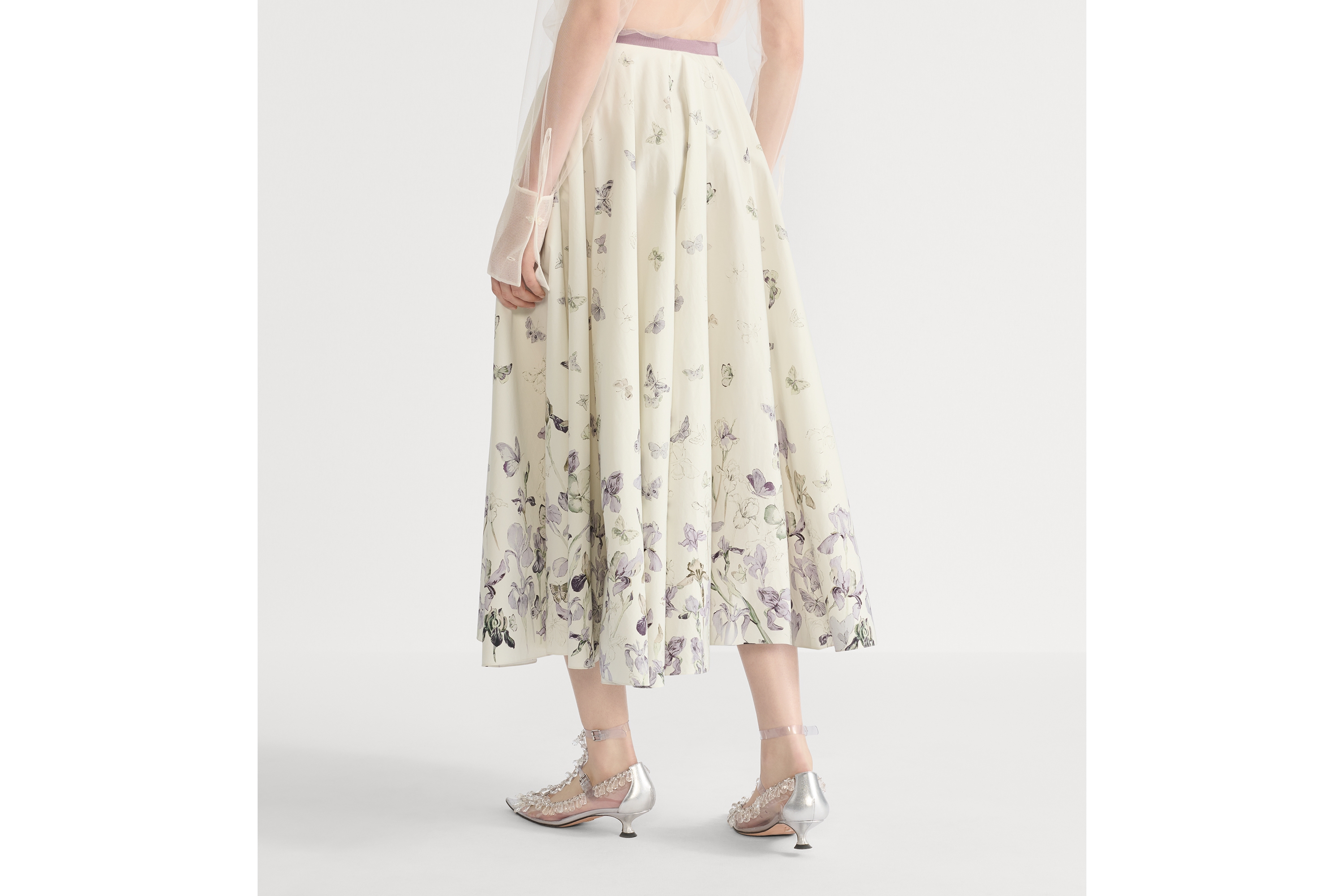 Mid-Length Flared Skirt