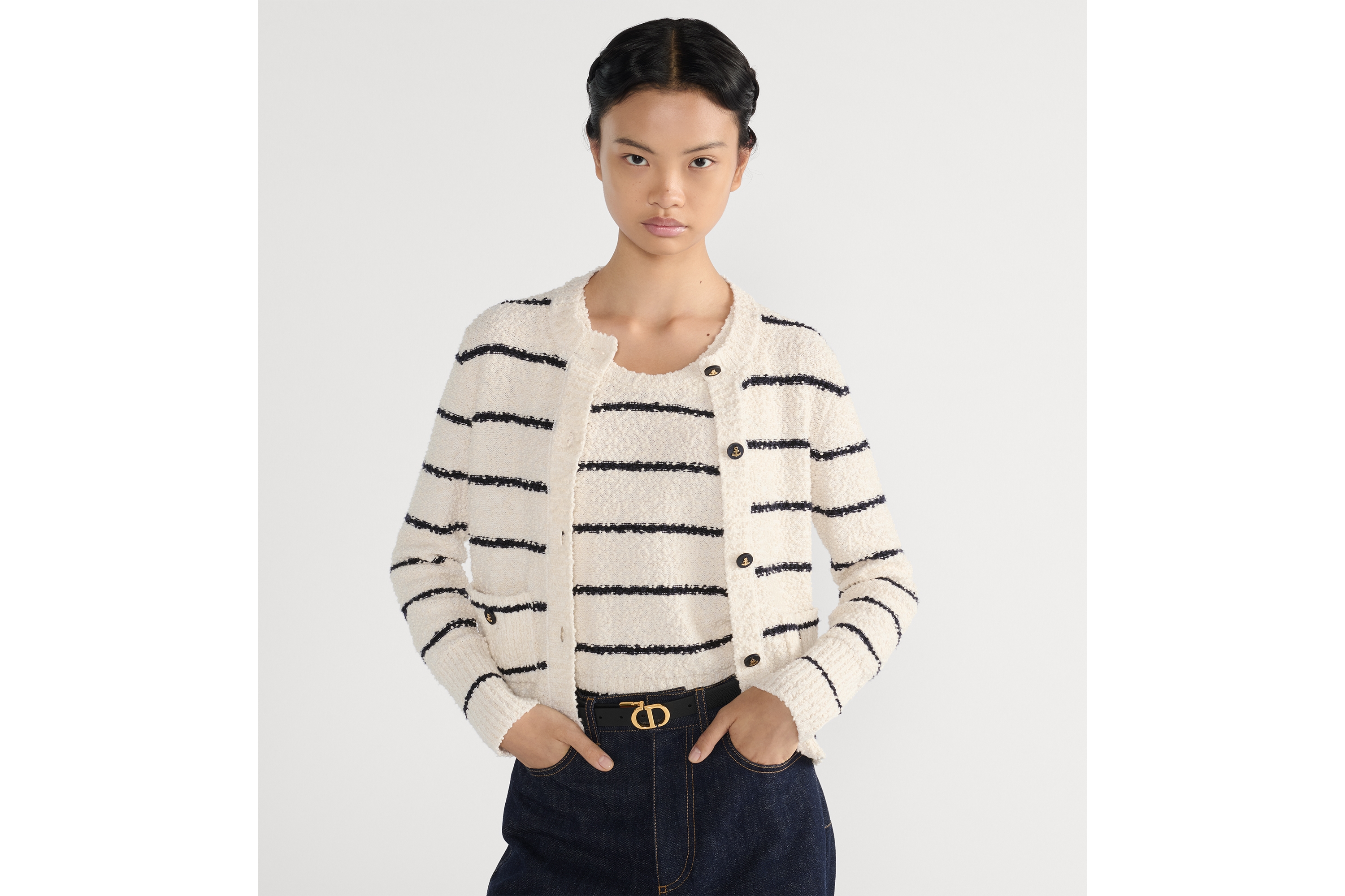 look_image_alt_prefix Cinturón reversible 30 Montaigne Piel de becerro graneada negra y piel de becerro lisa marrón coñac, 20 mm E04