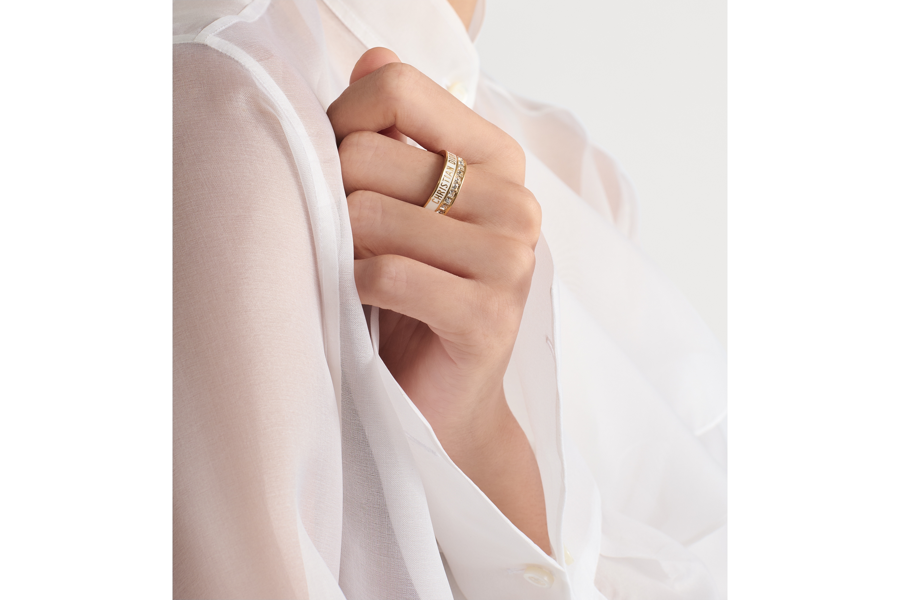 Dior Night Code リング　メタルクリスタルラッカー 国内【DIOR】Dior NightCodeリングメタル・クリスタル・ラッカー (Dior