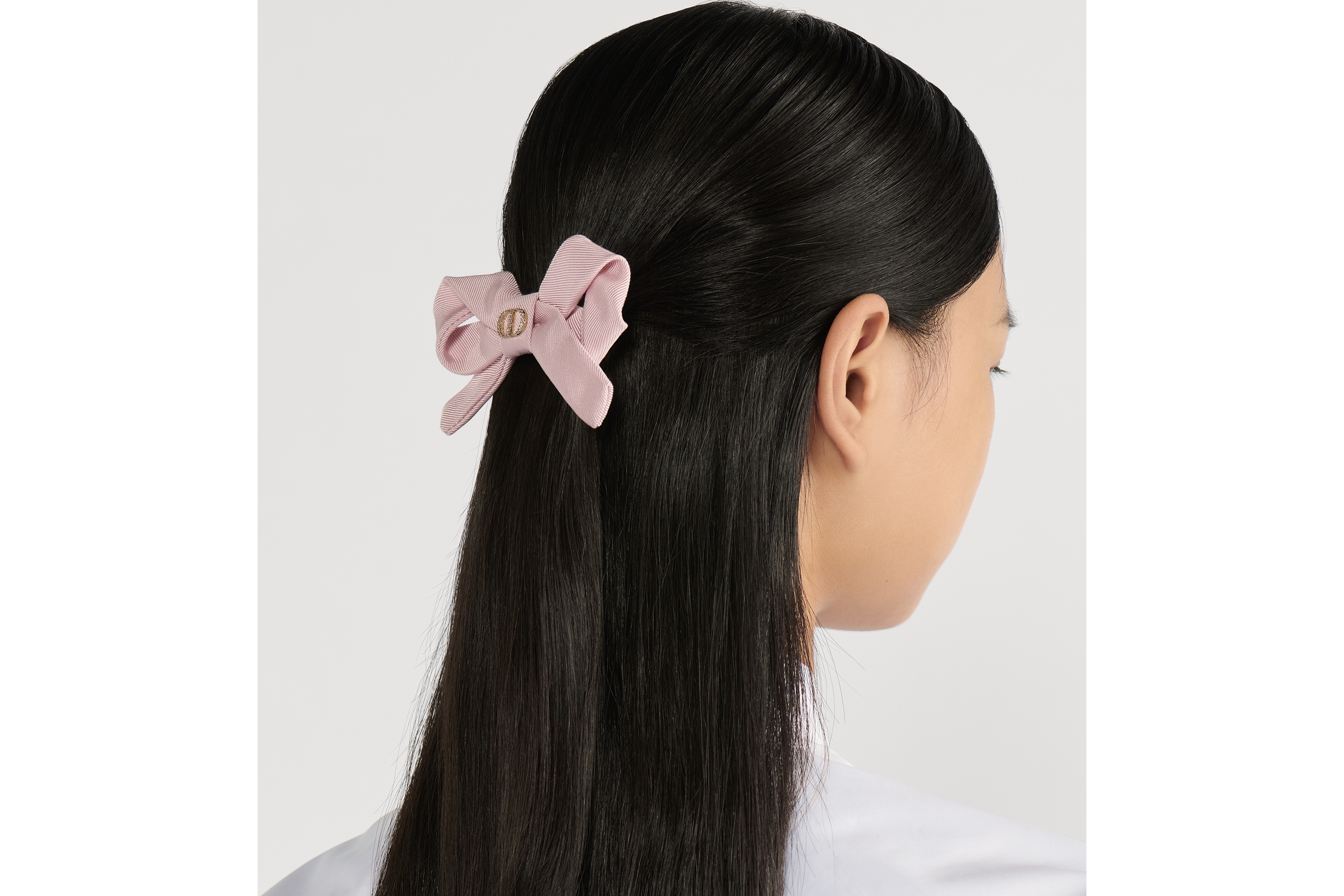 look_image_alt_prefix Diorissimo-haarspeld Vaalroze technische stof met ripslint-effect E09