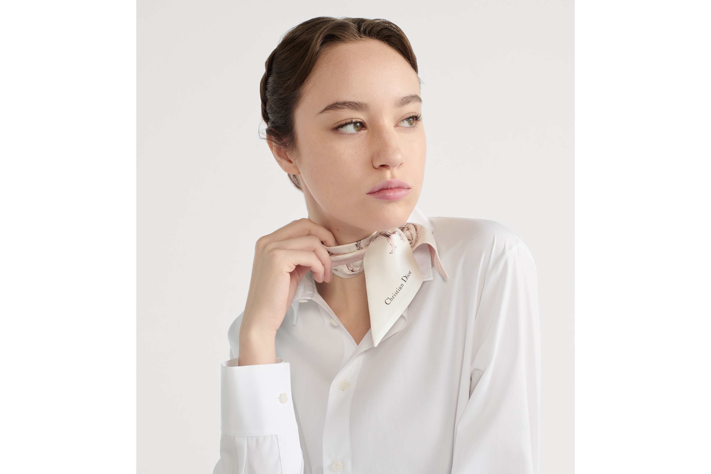 Dior Alphabet ミッツァ スカーフ シルクツイル E08