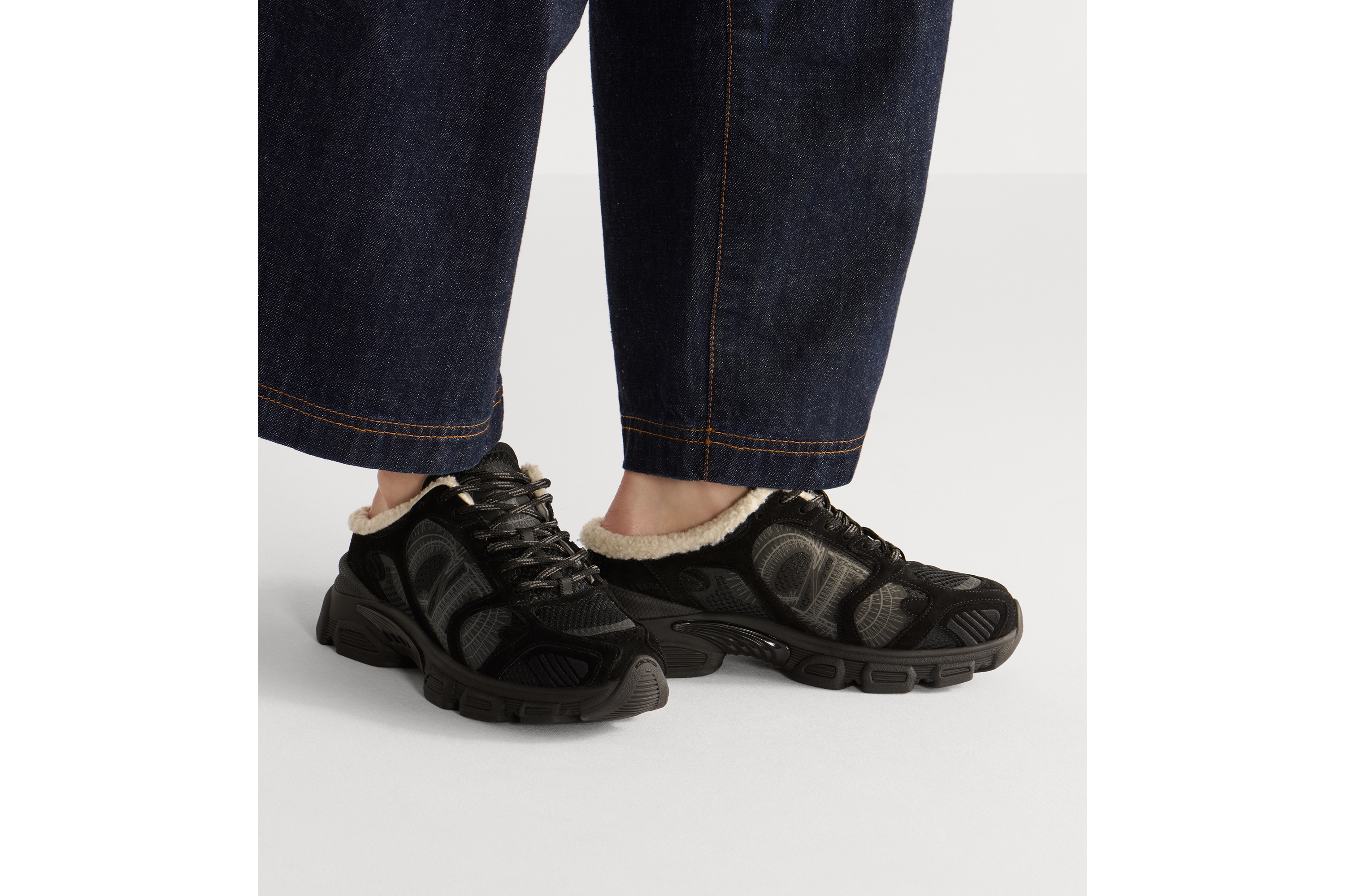 DiorAlps Dior Chrono スニーカー メッシュ & スエードカーフスキン E15