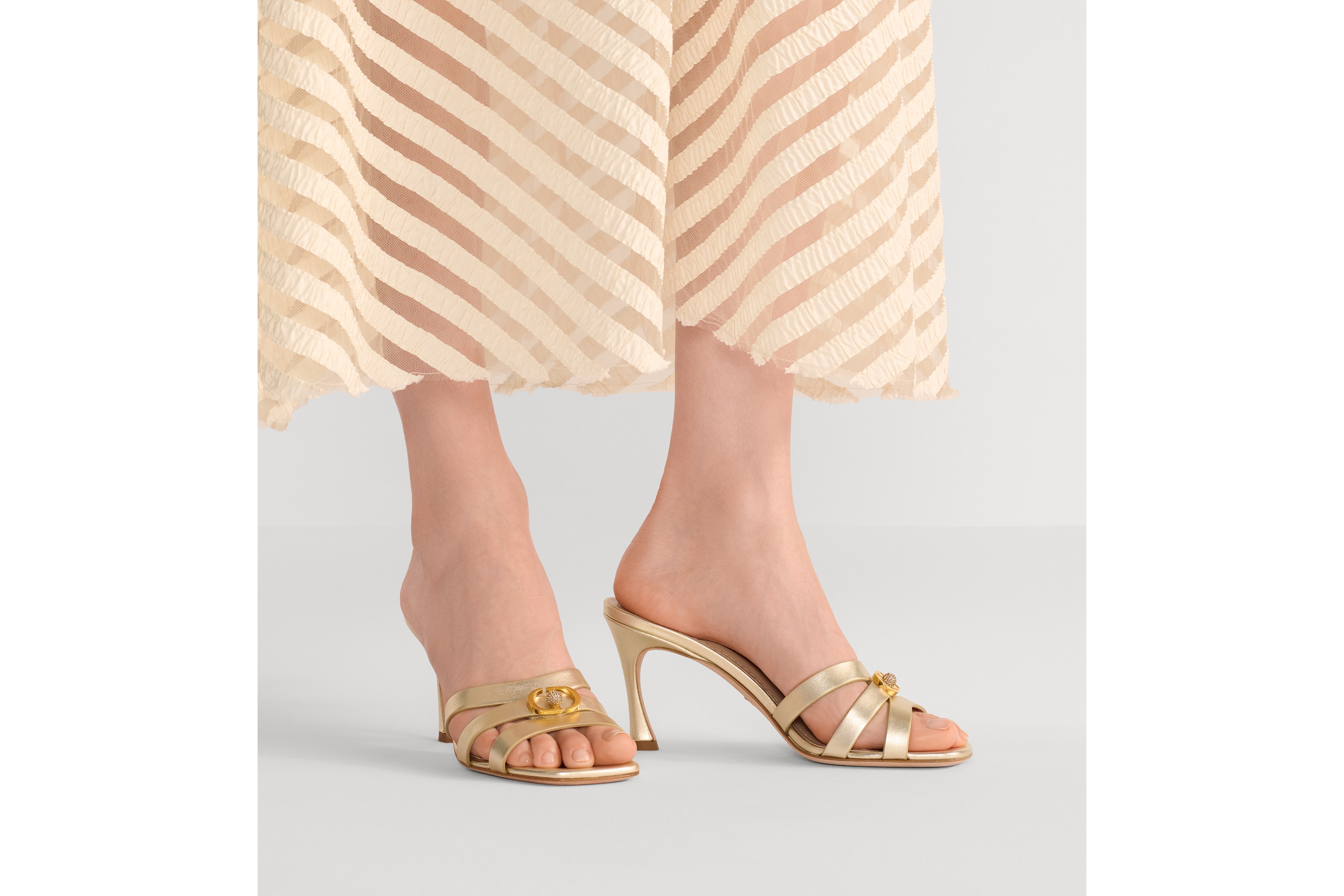 Dior Or 30M Heeled Slide