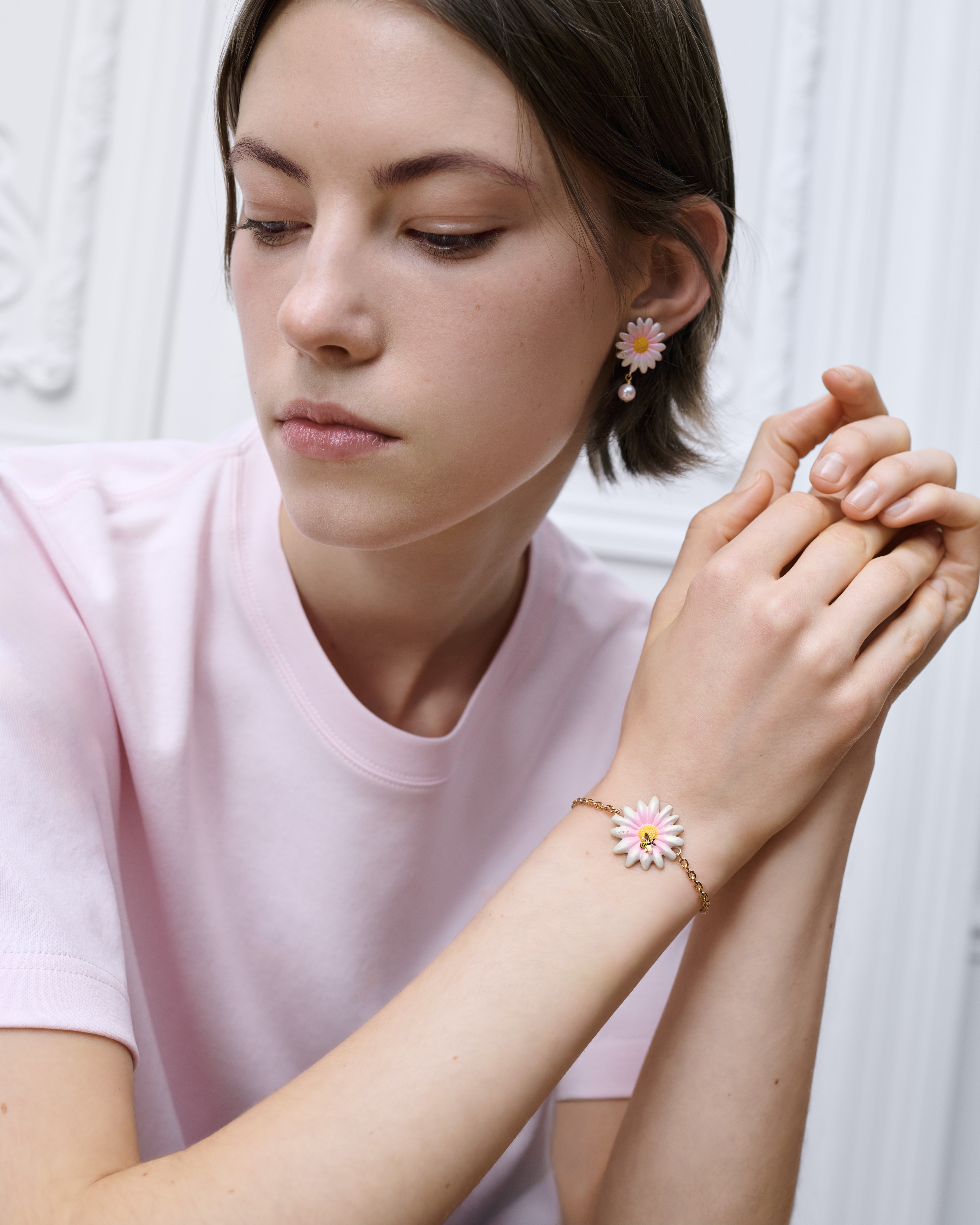 Dior Daisy Bracelet Gold-Finish Metal and Multicolor Lacquer E10