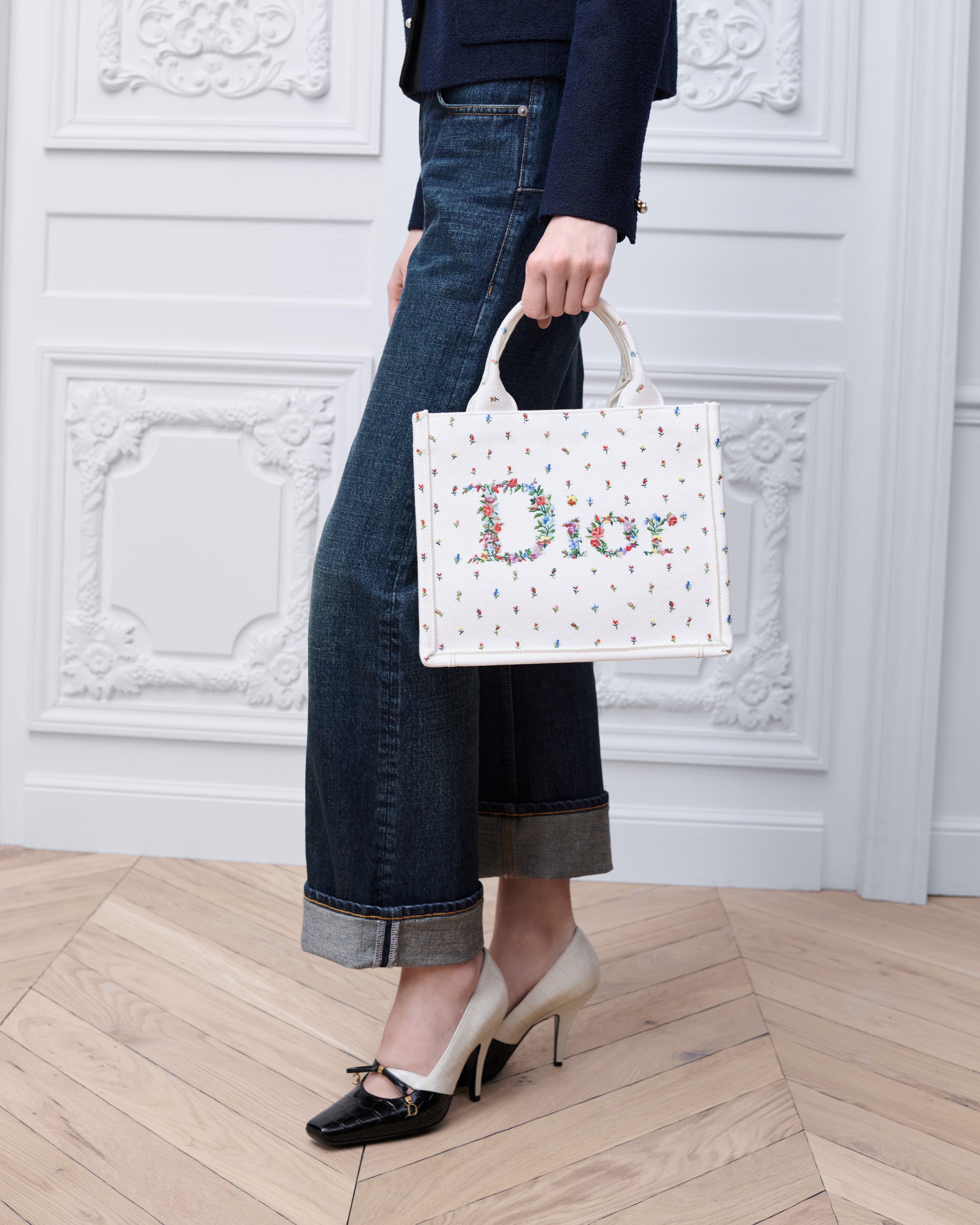 Dioramour Small Dior Book Tote with Strap