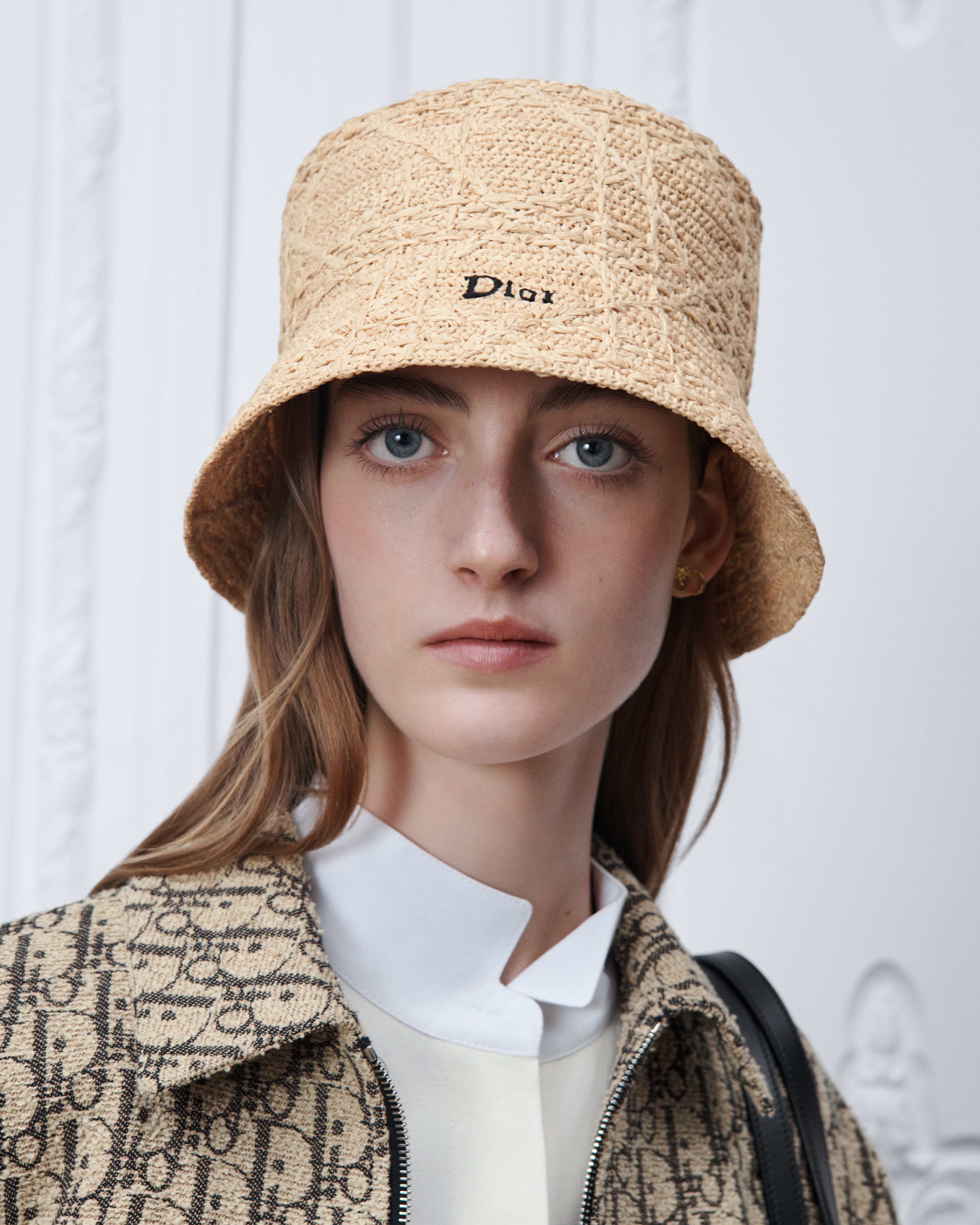 Dioriviera Cannage Teddy-D Small Brim Bucket Hat