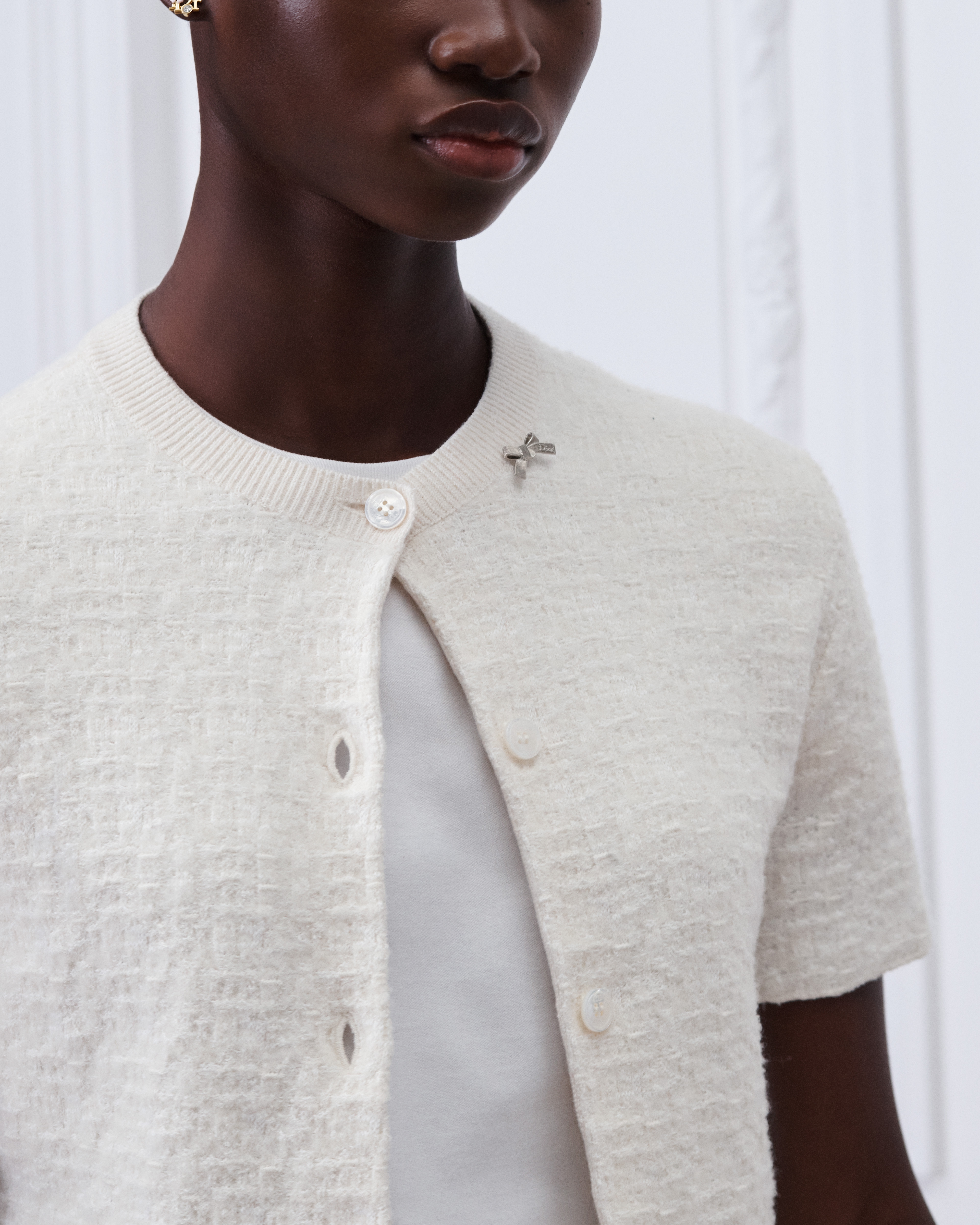 Cardigan a maniche corte