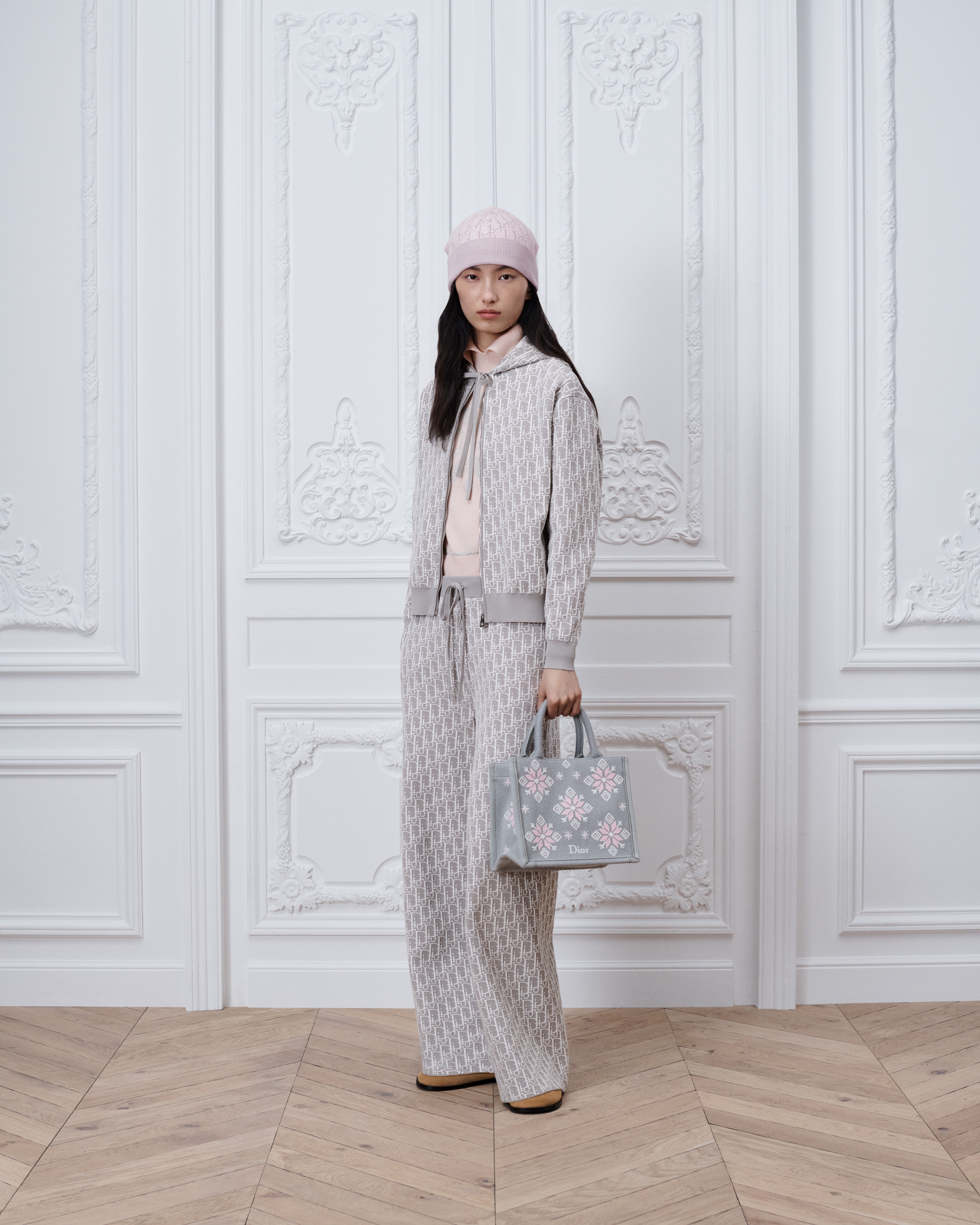 DiorAlps Dior Oblique Hooded Zipped Cardigan
