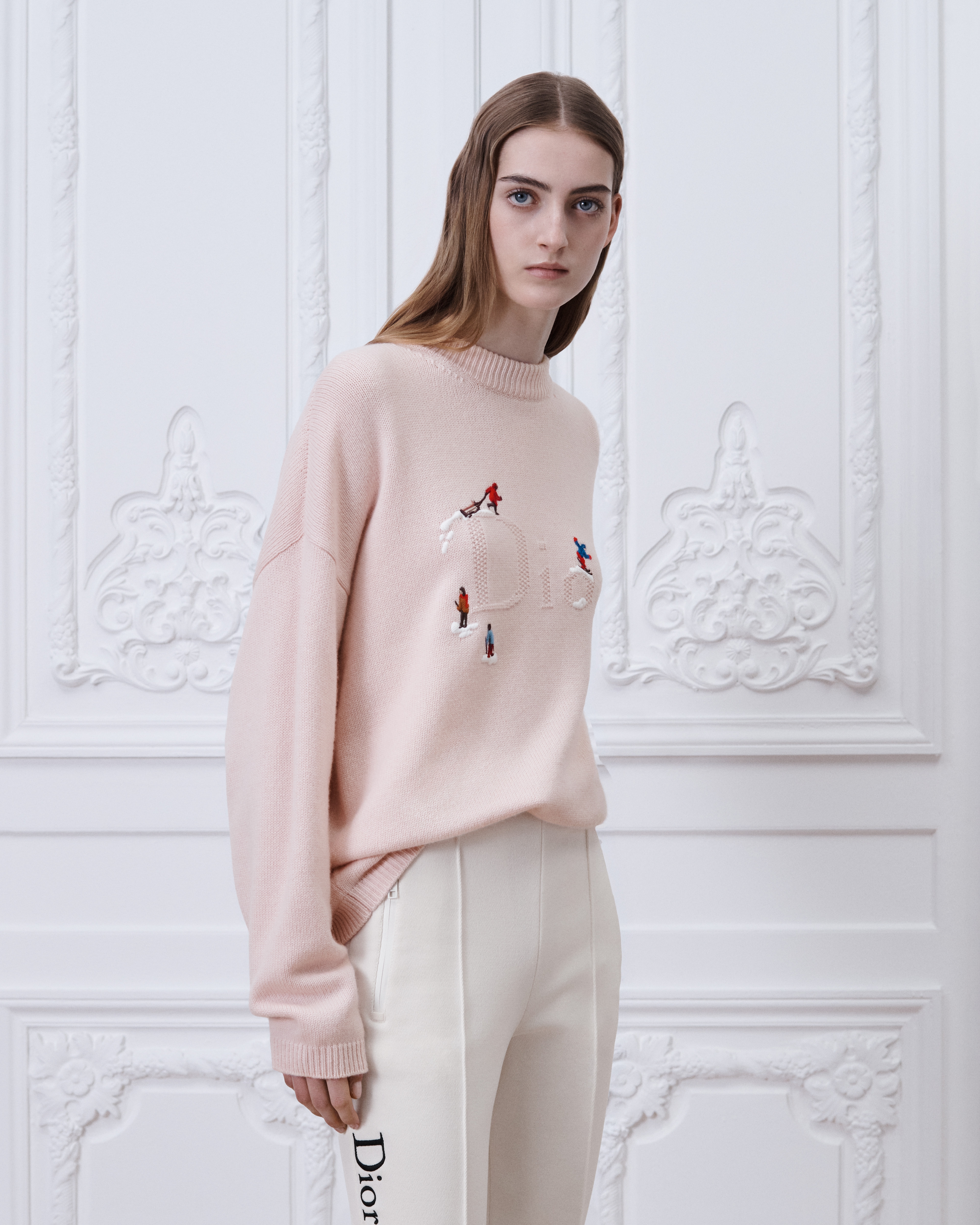 DiorAlps エンブロイダリー オーバーサイズ セーター