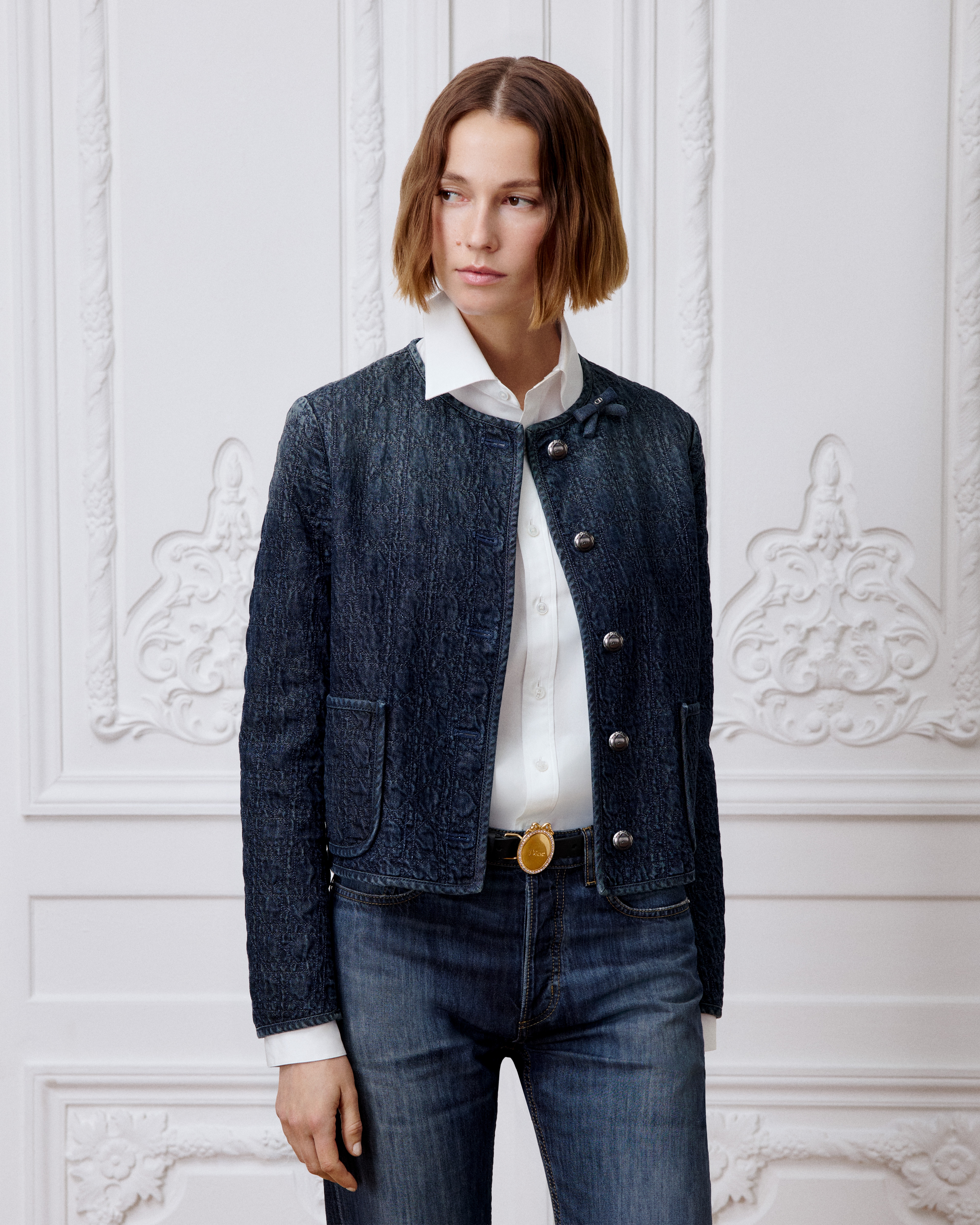 Cannage Cropped Jacket