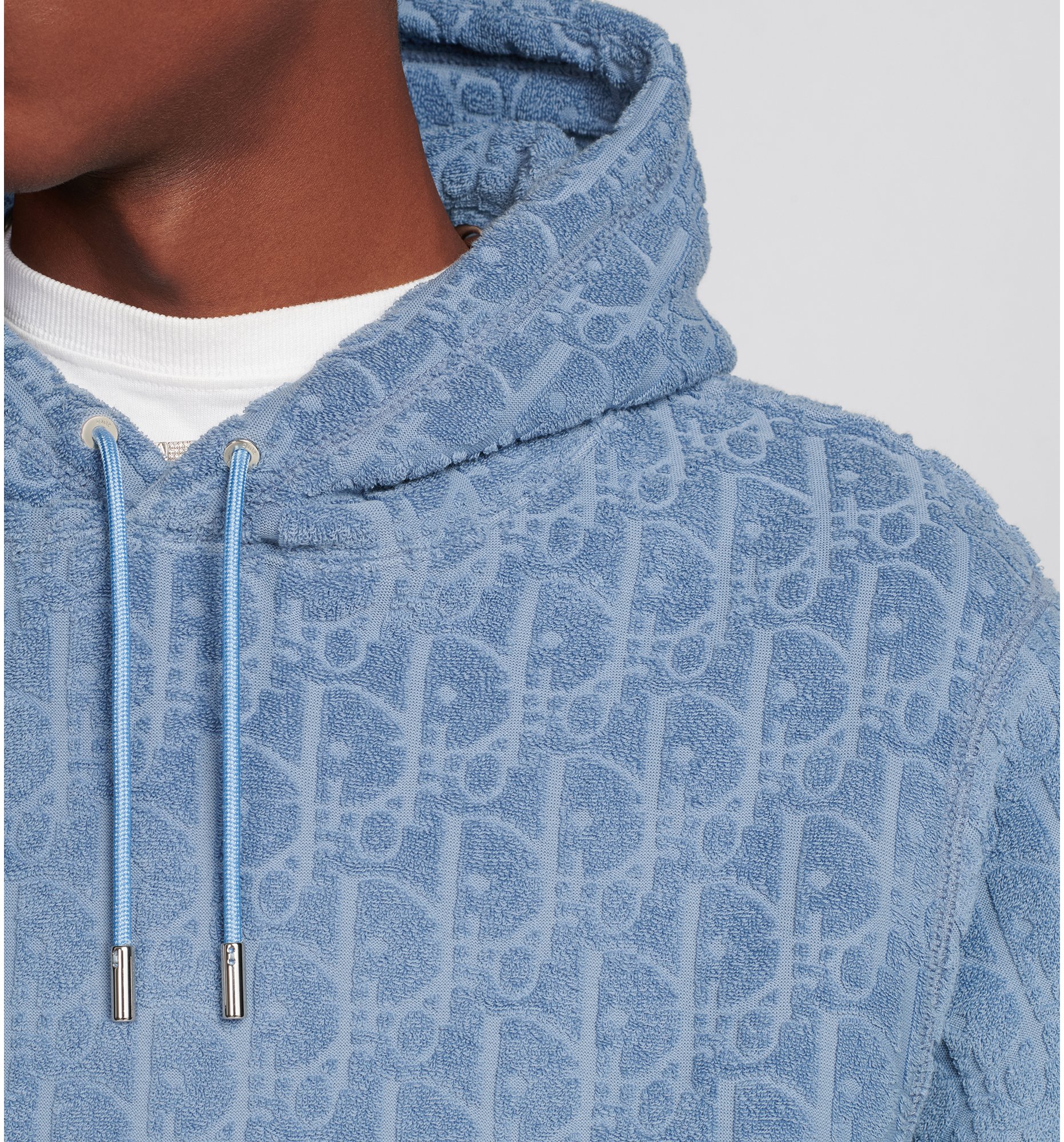 Blue dior hoodie outlet
