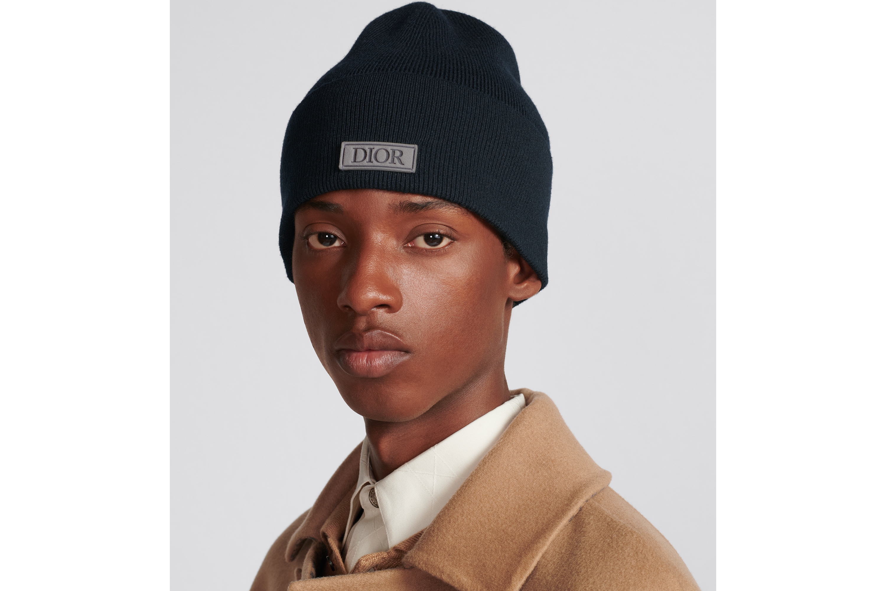 Dior Icons Beanie Navy Blue Cashmere | DIOR