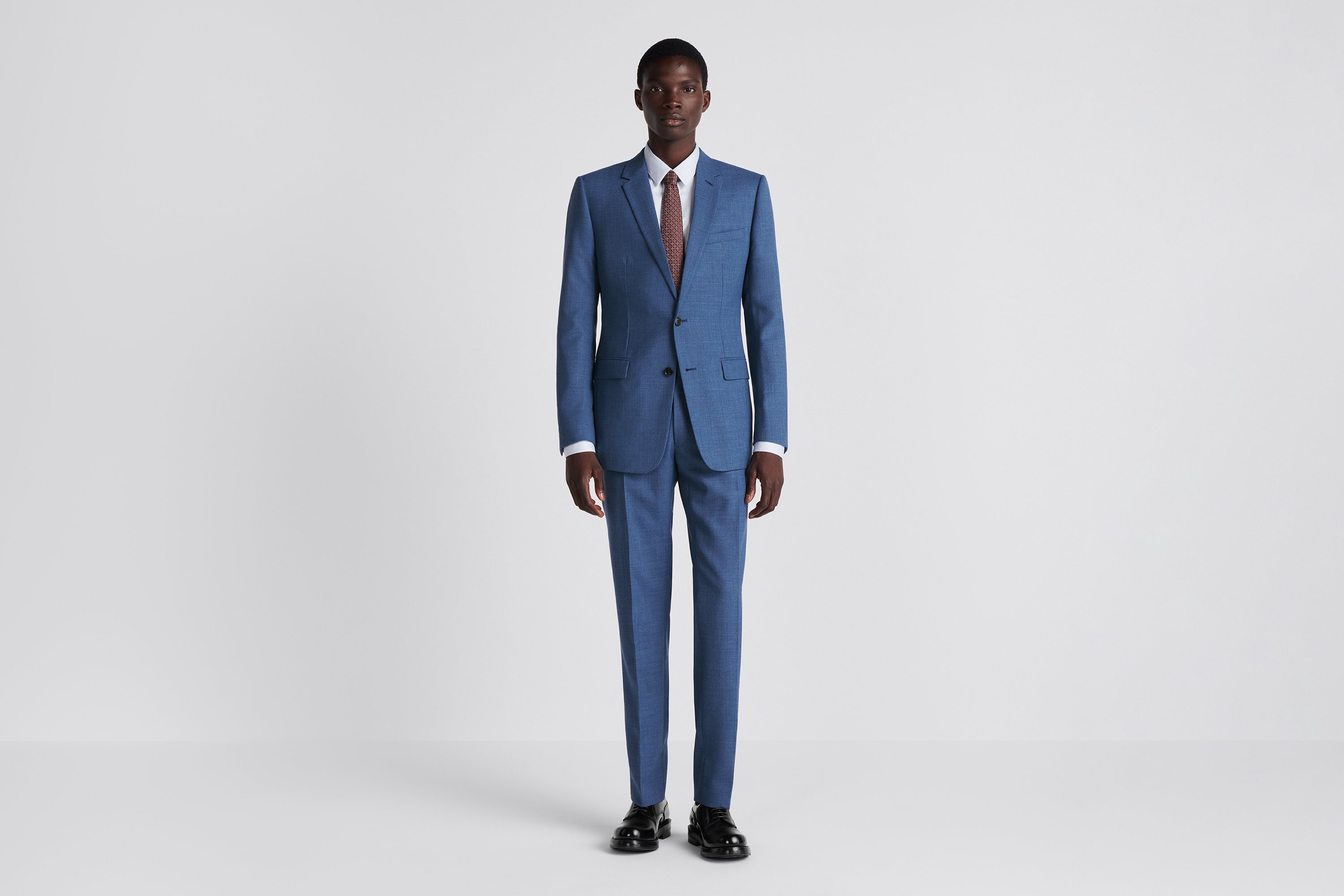 Classic Suit Blue Wool DIOR