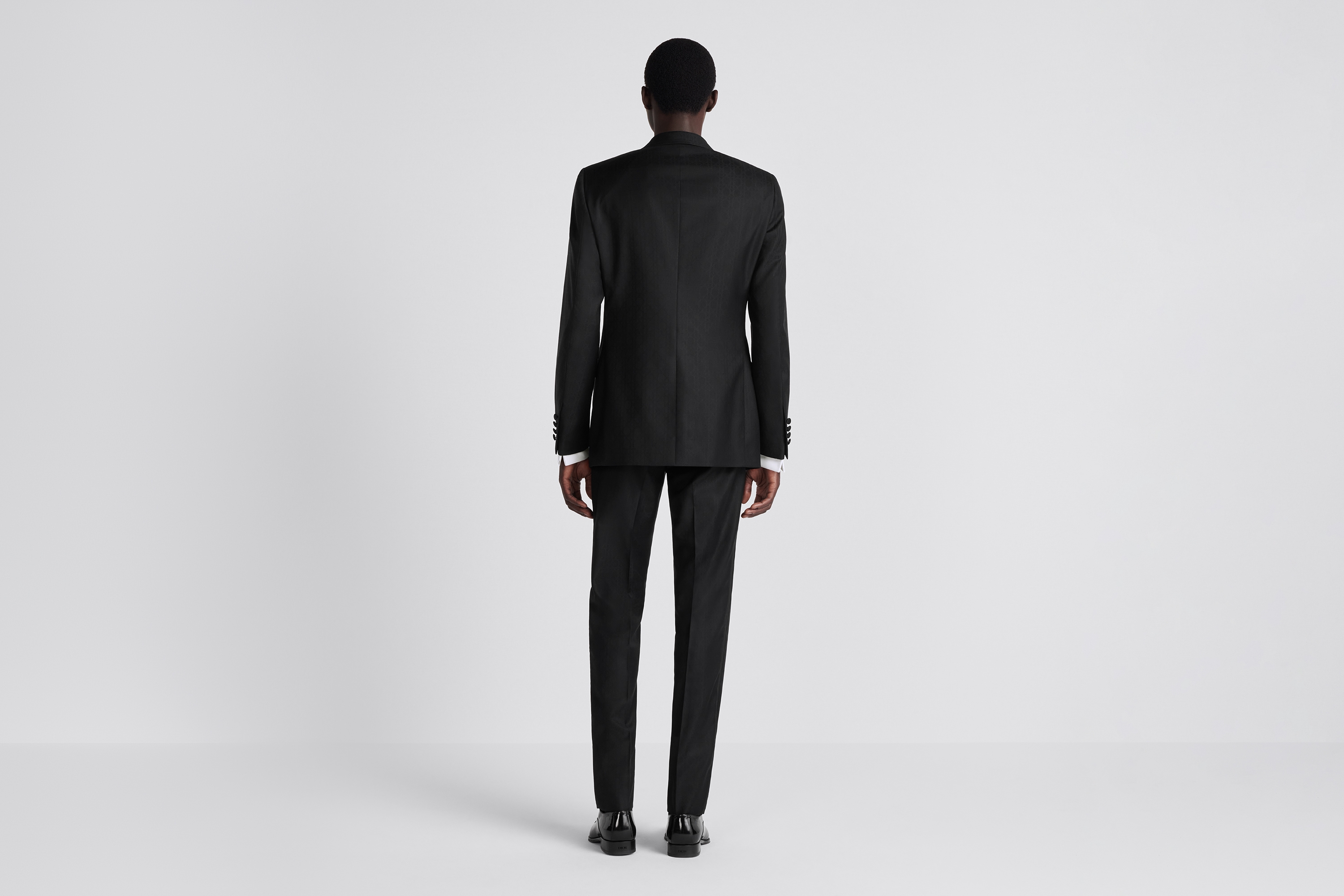 Look Dior Timeless Oxford Shoe Black Polished Calfskin E03