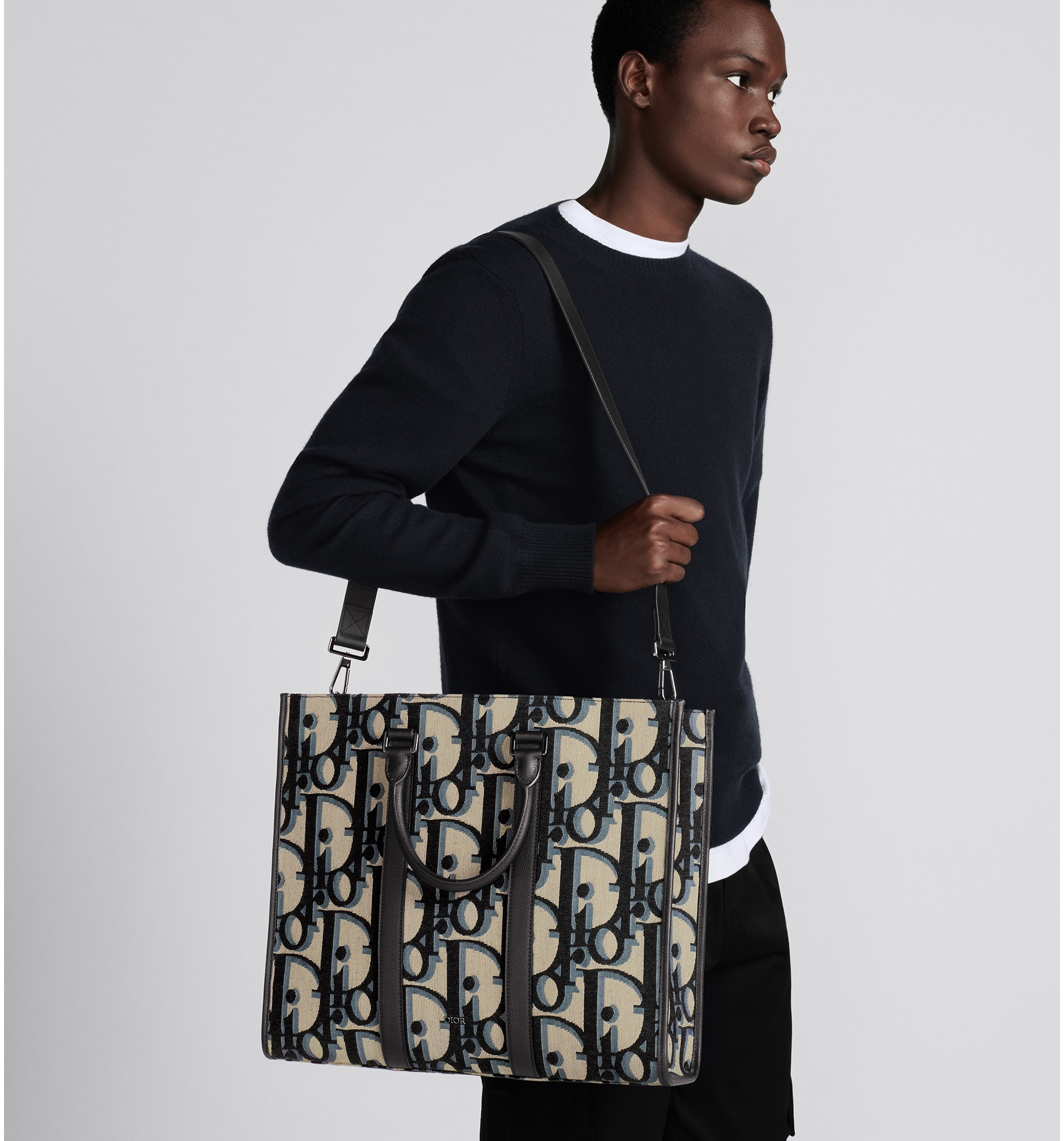 Dior monogram tote bag top