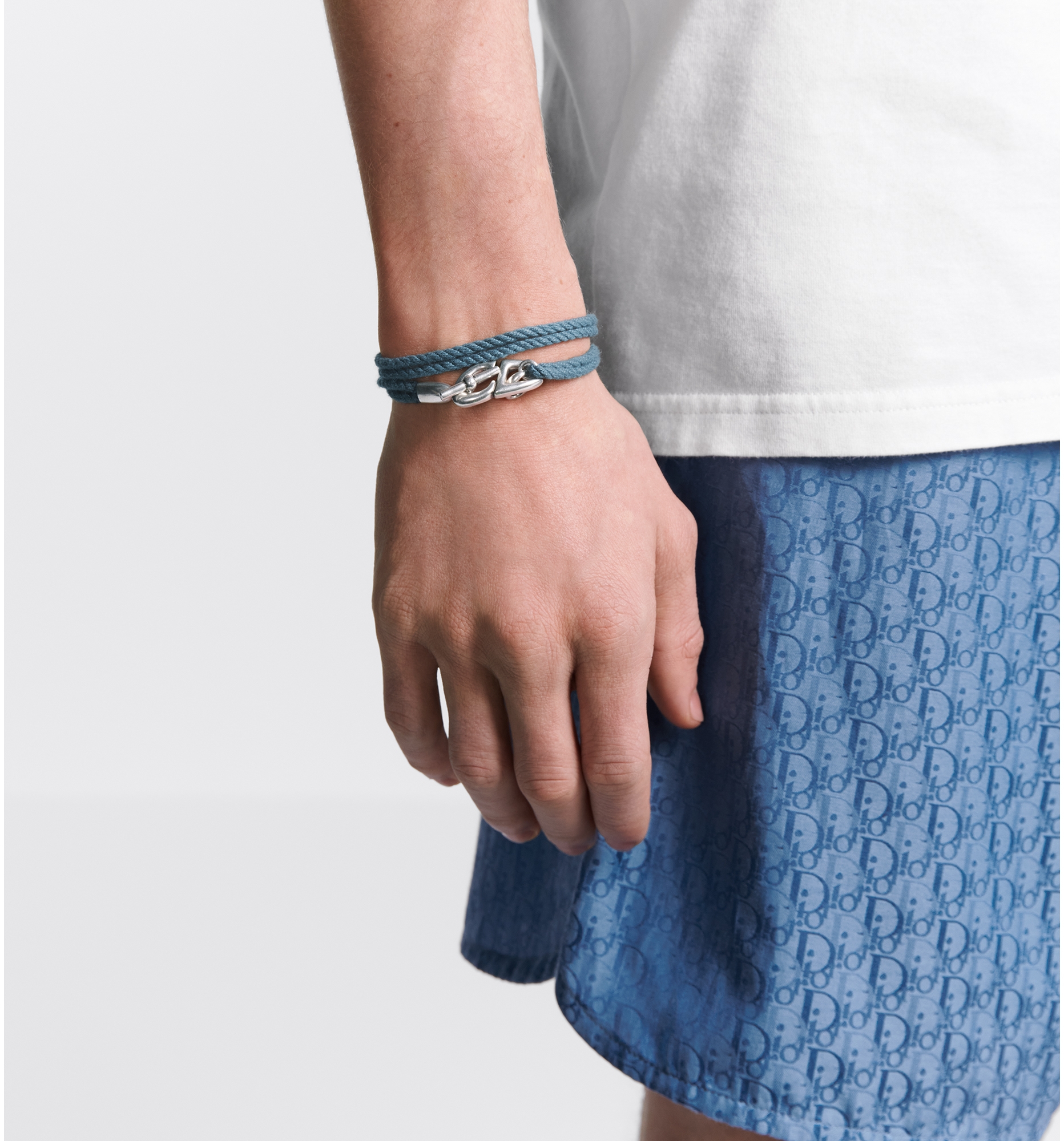 Blue cord bracelet clearance