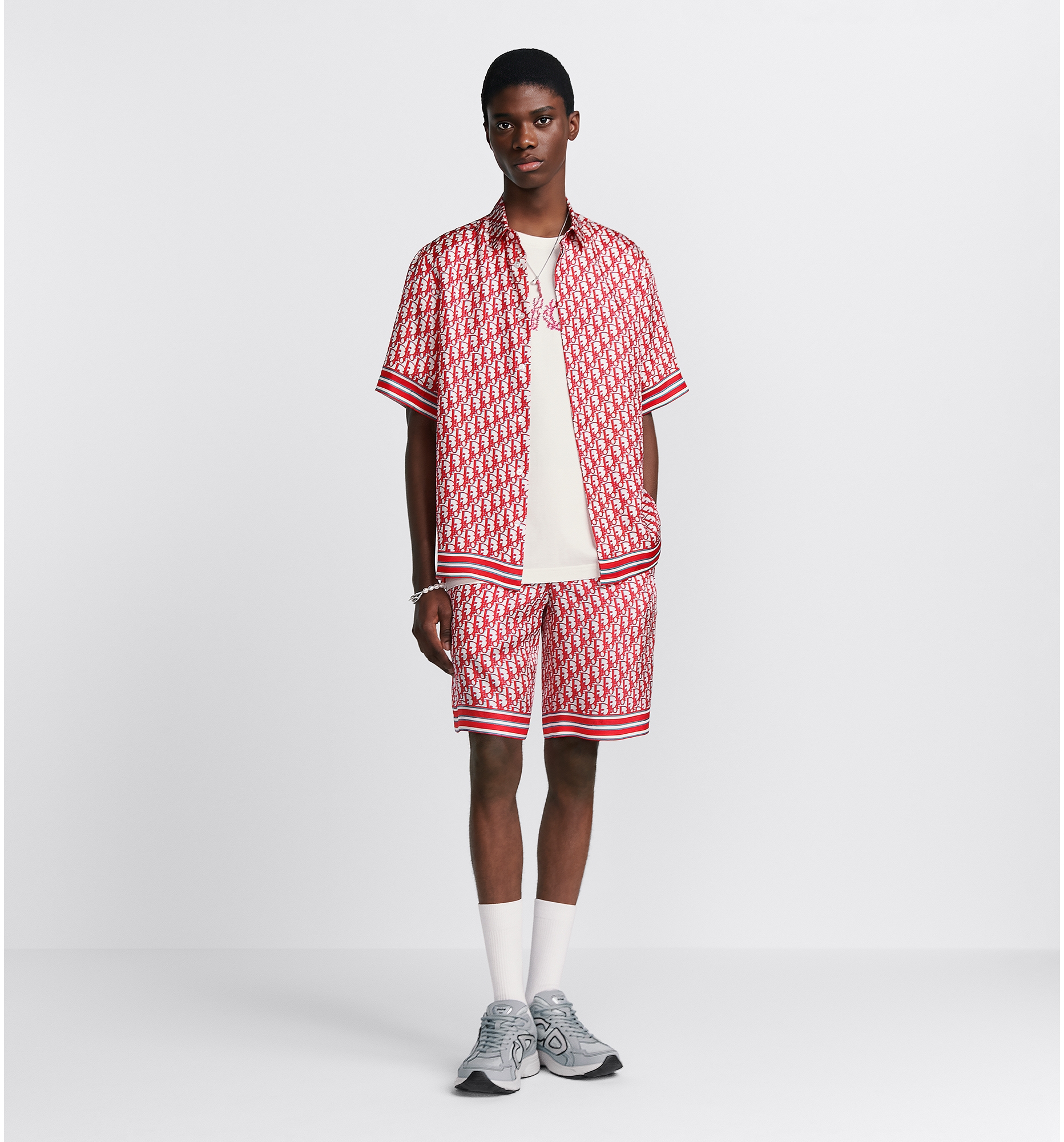 Chemise dior manche courte best sale