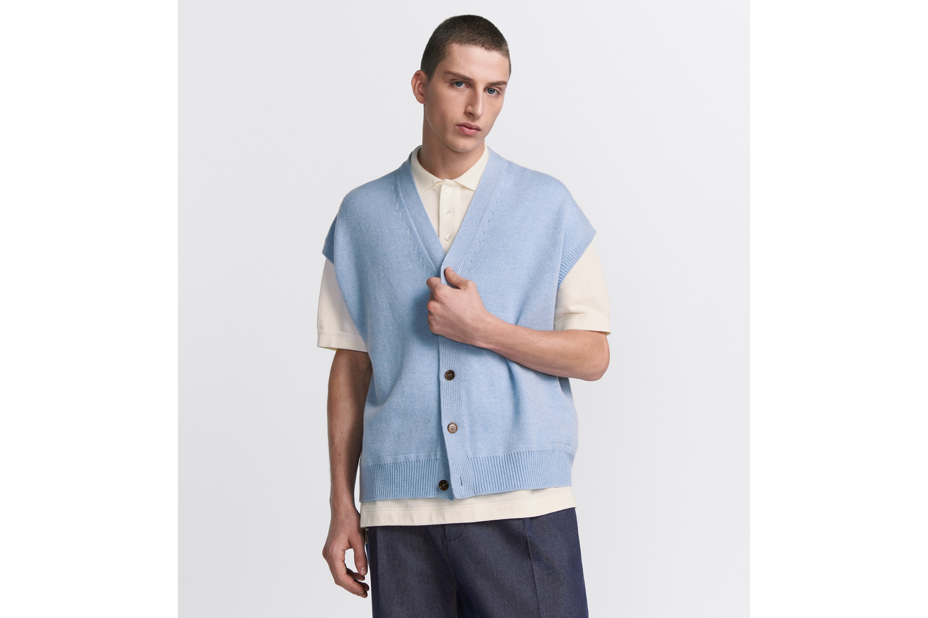 look_image_alt_prefix Dior Icons セーターベスト カシミヤジャージー E01