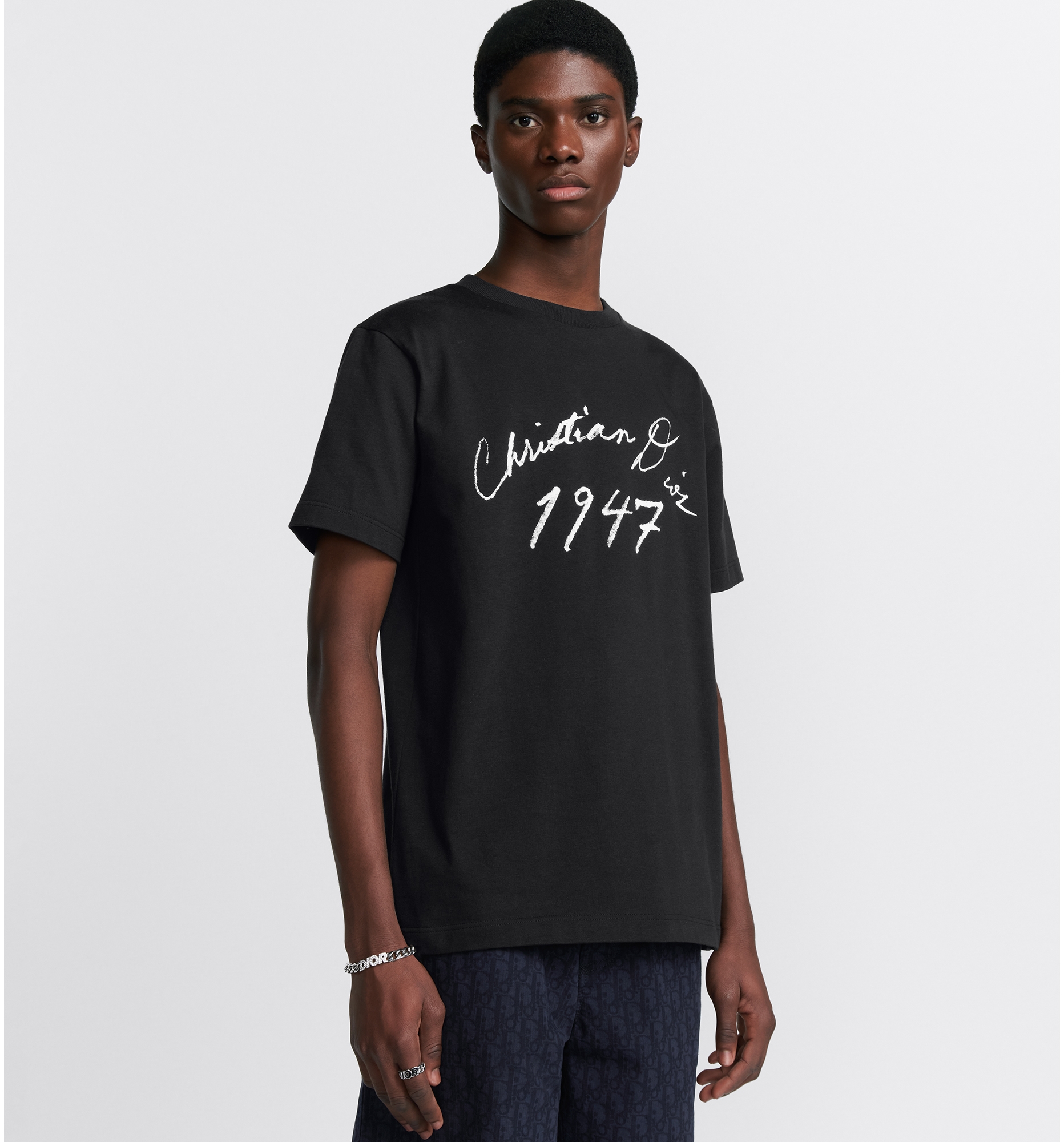 Dior t shirt zwart outlet